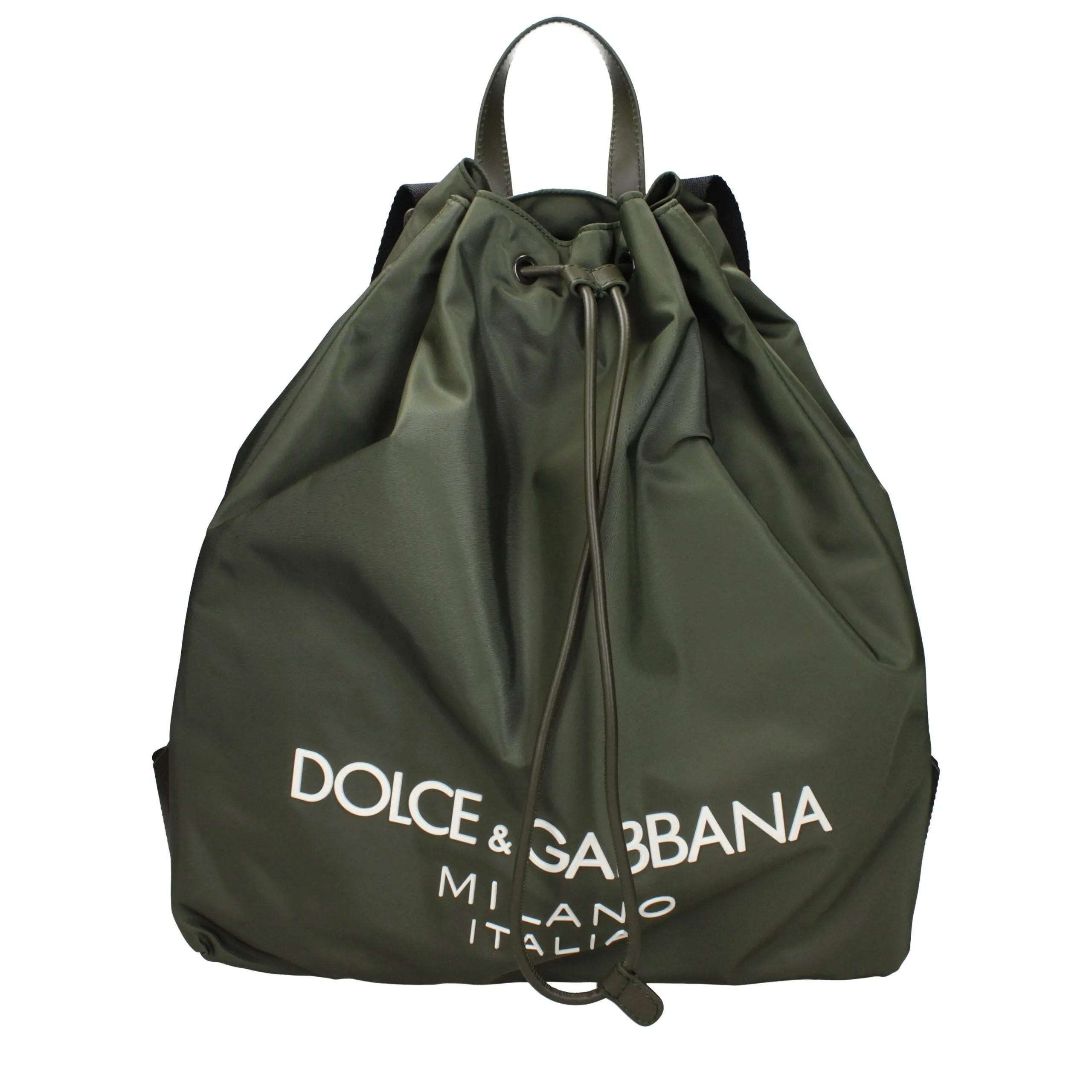 Dolce & Gabbana Green Nylon Backpack sold by Siebentaschen