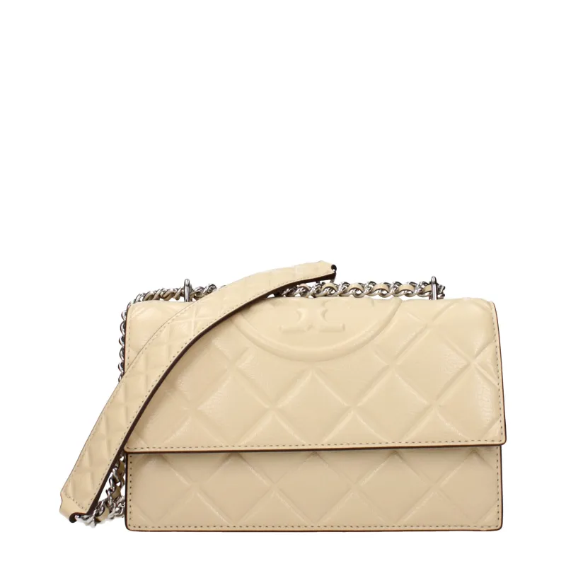 Tory Burch Beige Leather Crossbody Bag sold by Siebentaschen