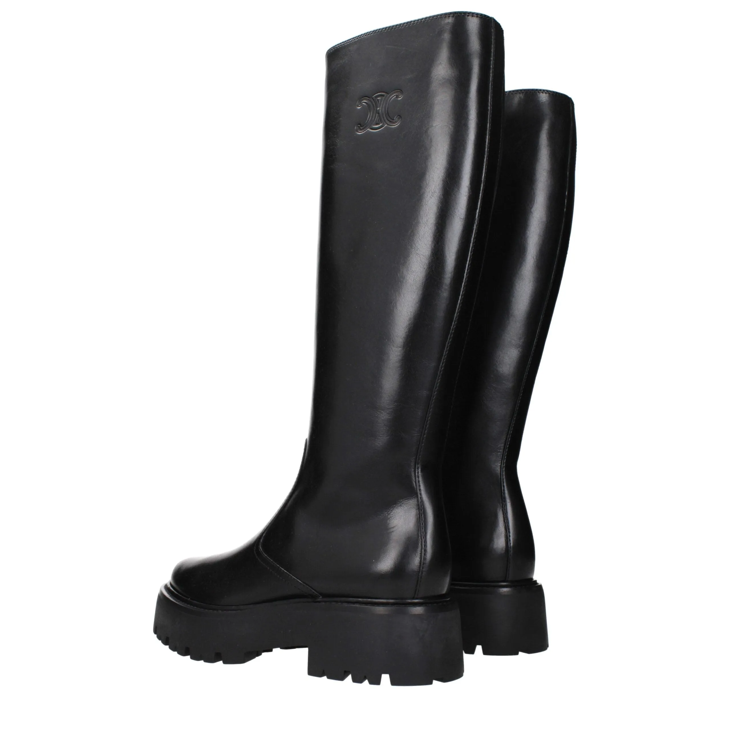 Celine Black Leather Ankle Boots sold by Siebentaschen product image thumbnail 4