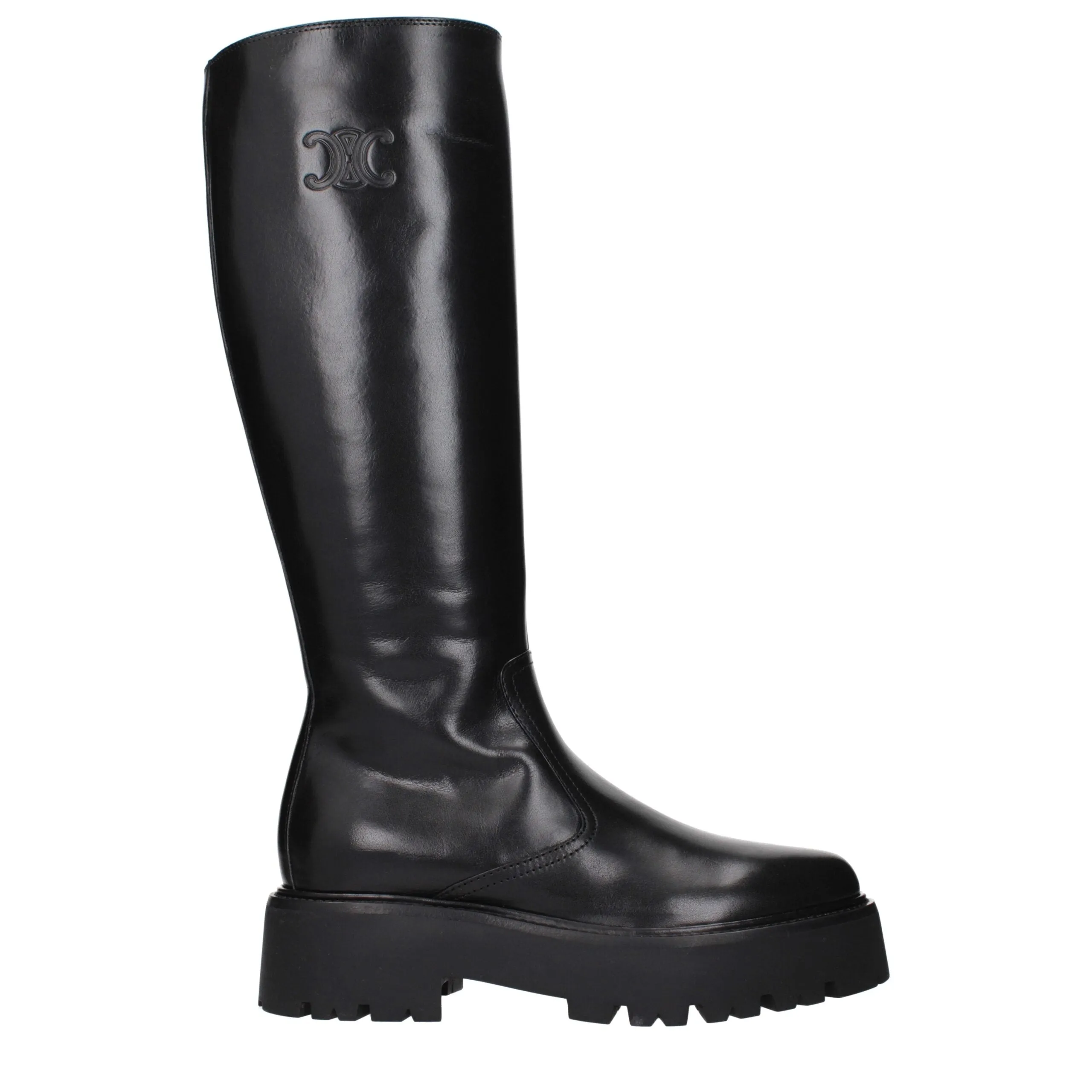 Celine Black Leather Ankle Boots sold by Siebentaschen