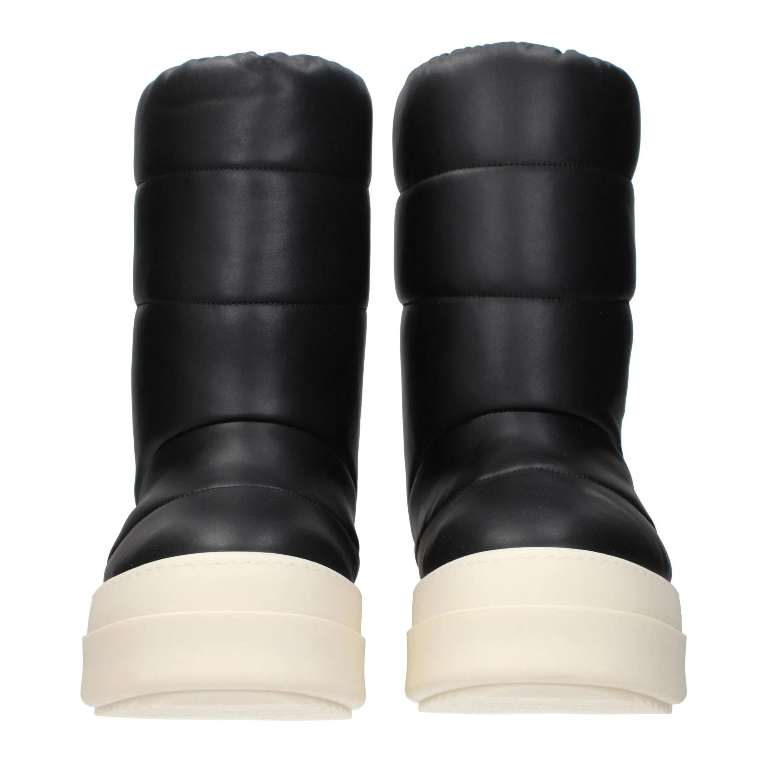 Rick Owens Black Leather Ankle Boots sold by Siebentaschen product image thumbnail 3
