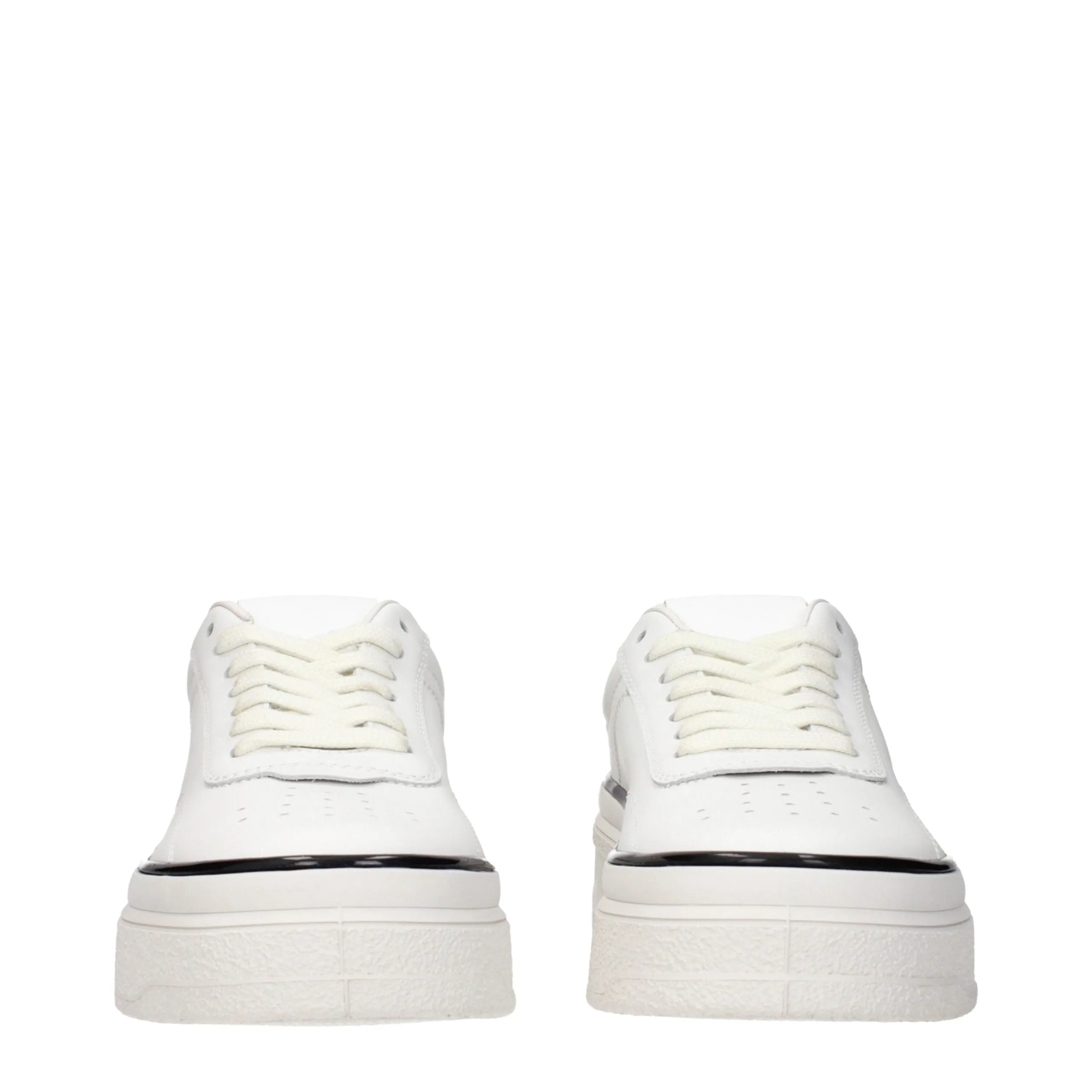 Jil Sander White Leather Platform Sneakers sold by Siebentaschen product image thumbnail 3