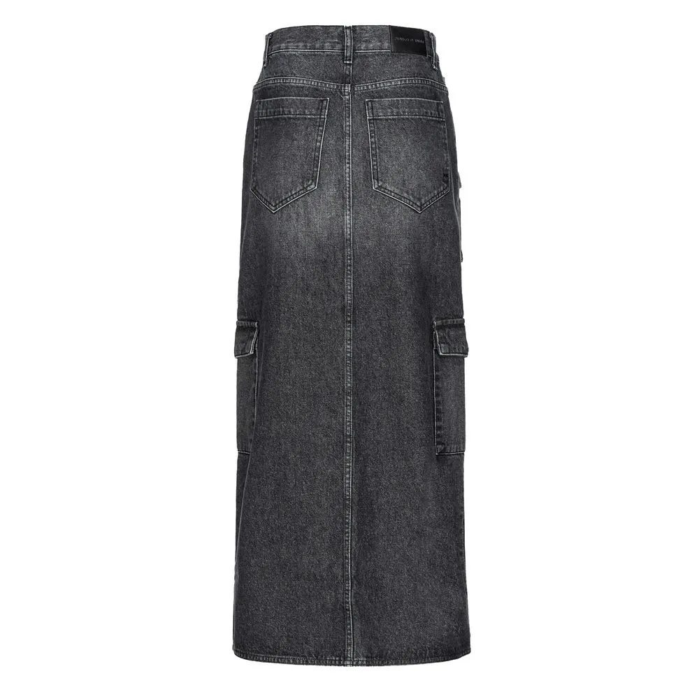 PINKO Black Cotton Skirt sold by Siebentaschen product image thumbnail 2