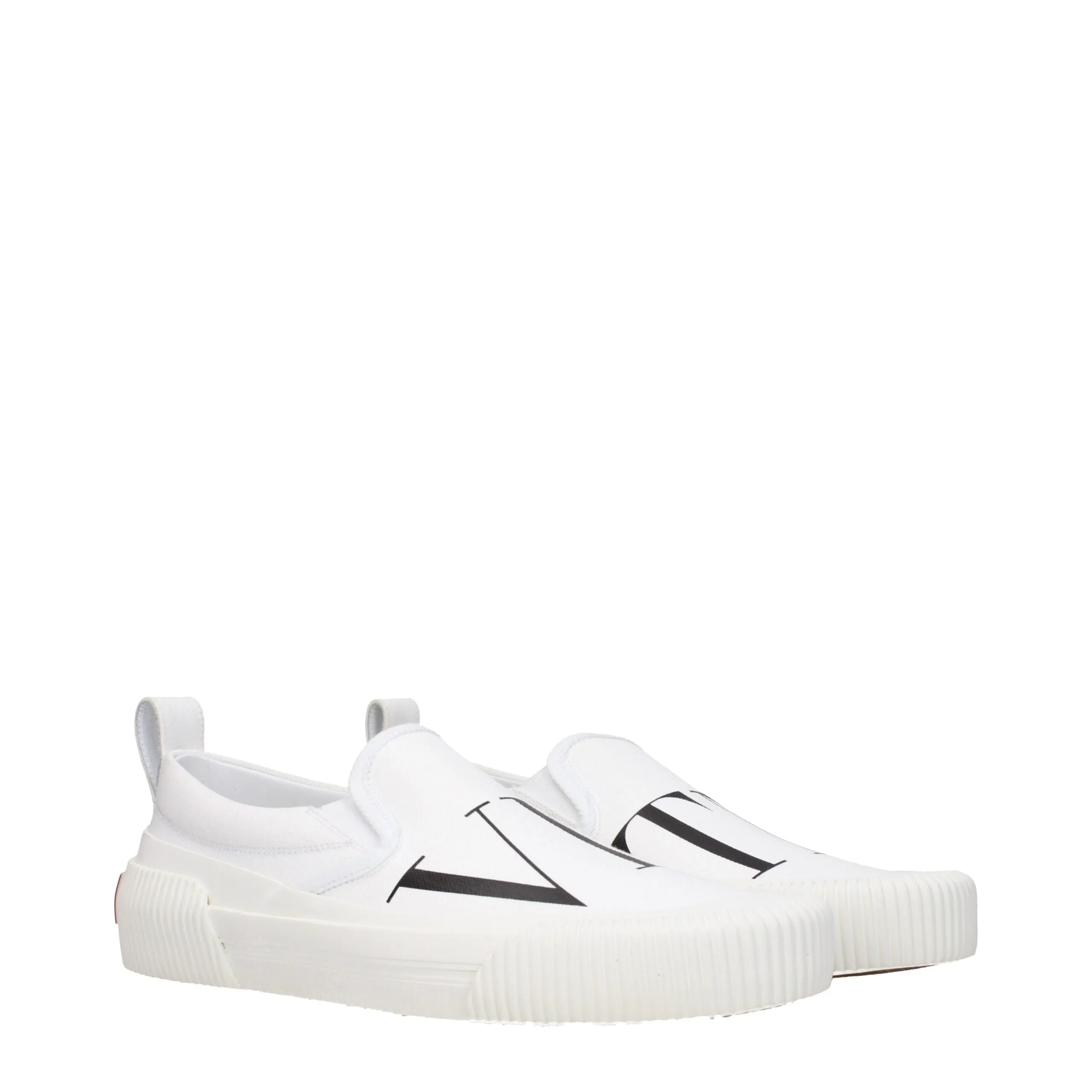 Valentino Garavani White Fabric Slip-On Loafers sold by Siebentaschen product image thumbnail 2