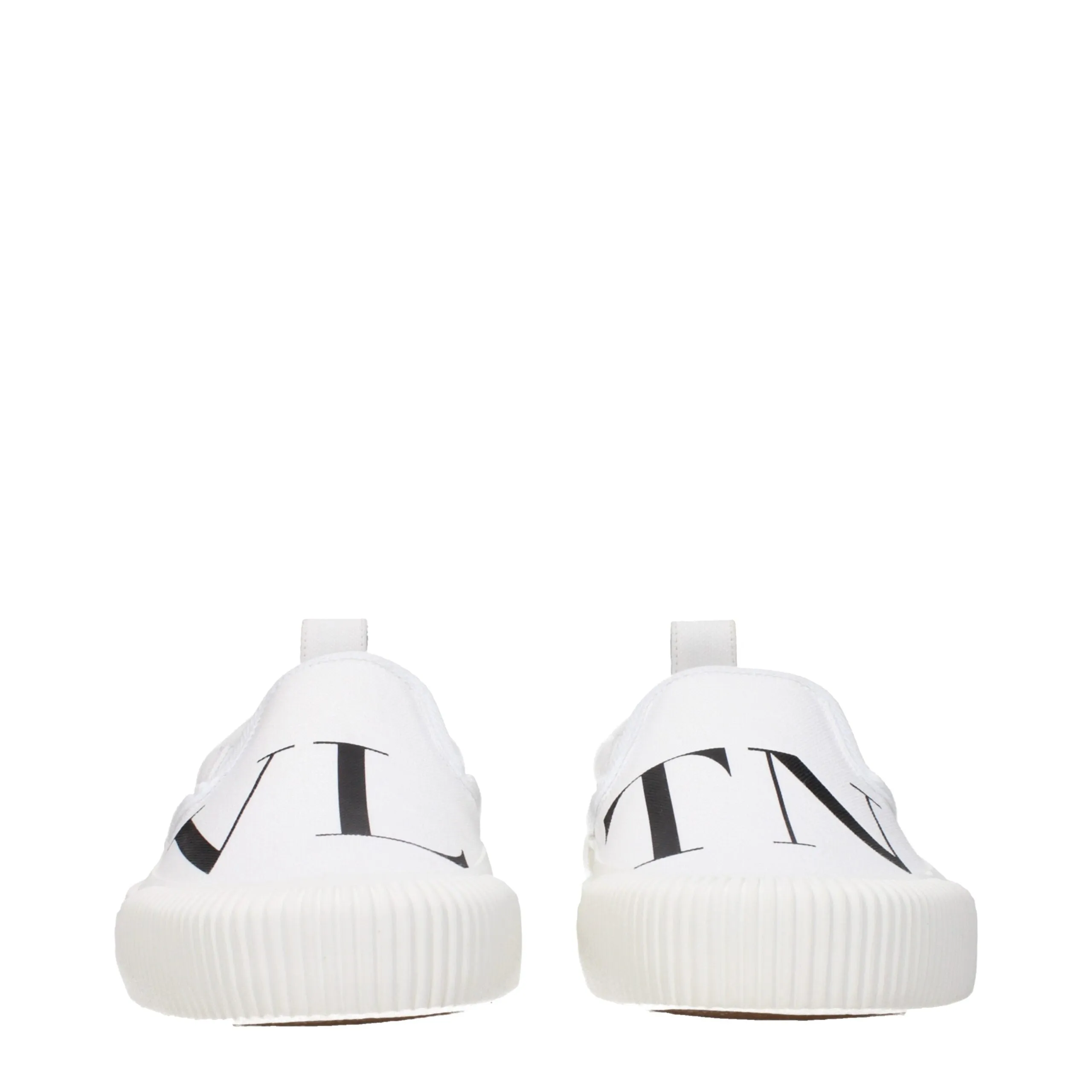 Valentino Garavani White Fabric Slip-On Loafers sold by Siebentaschen product image thumbnail 3