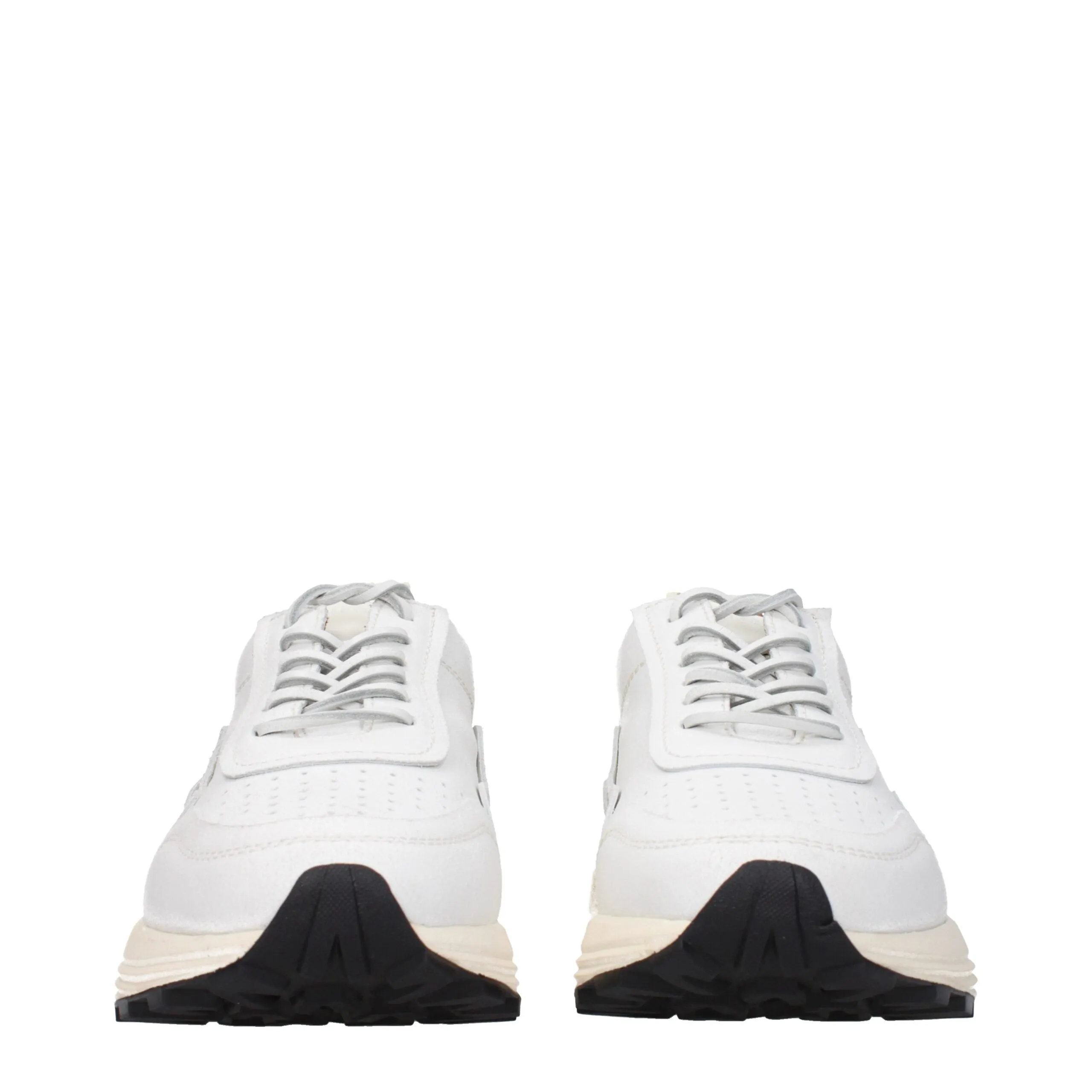 Buttero White Leather Chunky Sneakers sold by Siebentaschen product image thumbnail 3