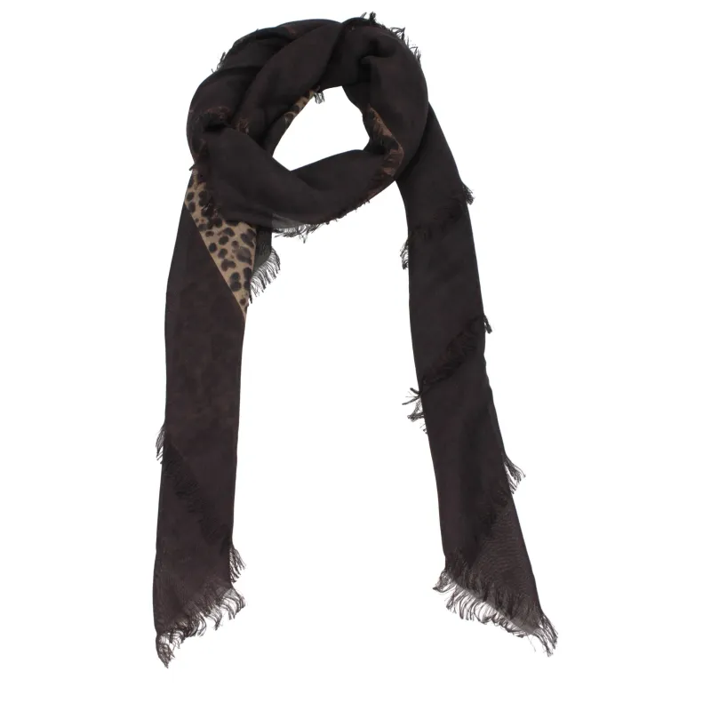 Valentino Garavani Brown Cashmere Foulard sold by Siebentaschen