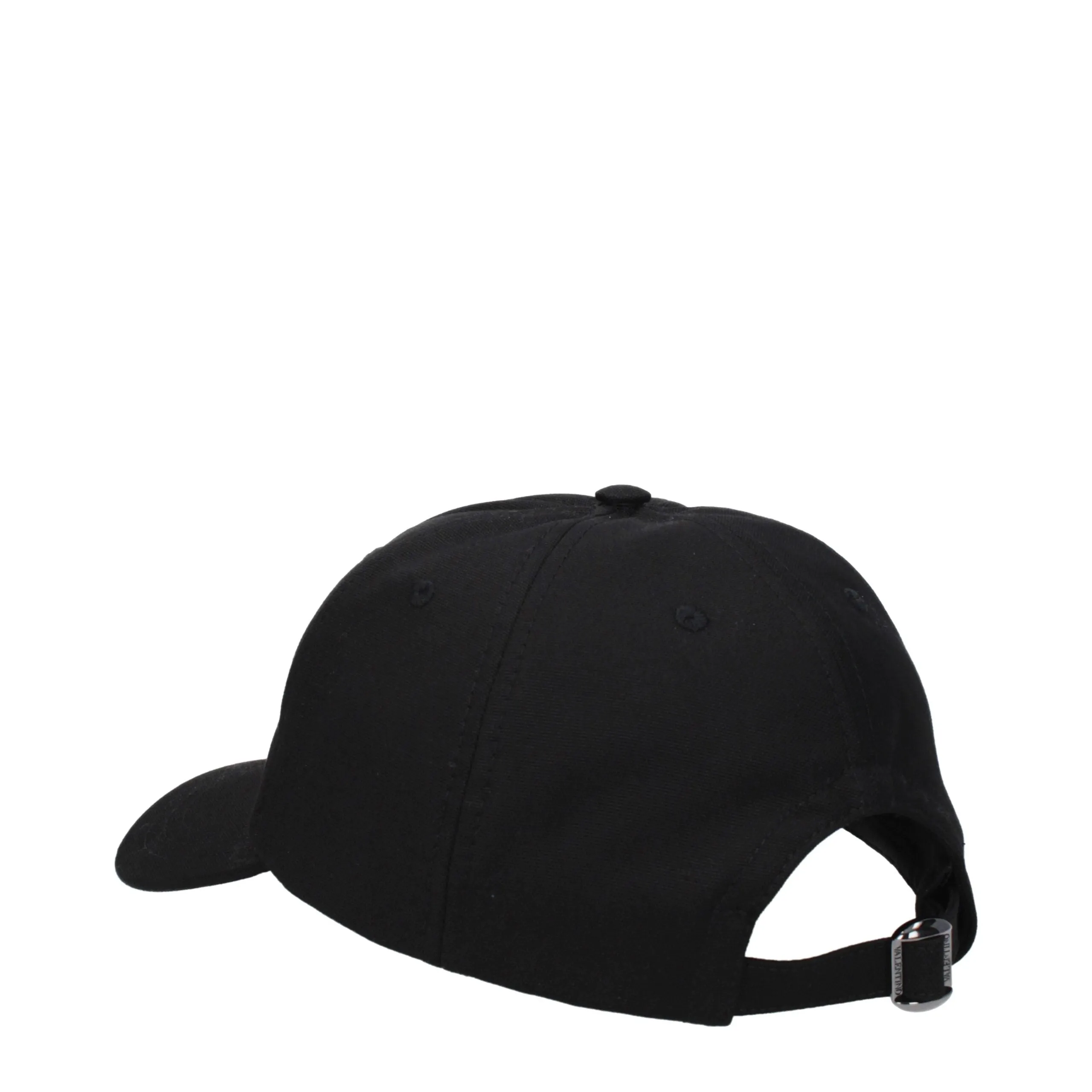 Valentino Garavani Black Cotton Cap (Baseball Hat) sold by Siebentaschen product image thumbnail 2