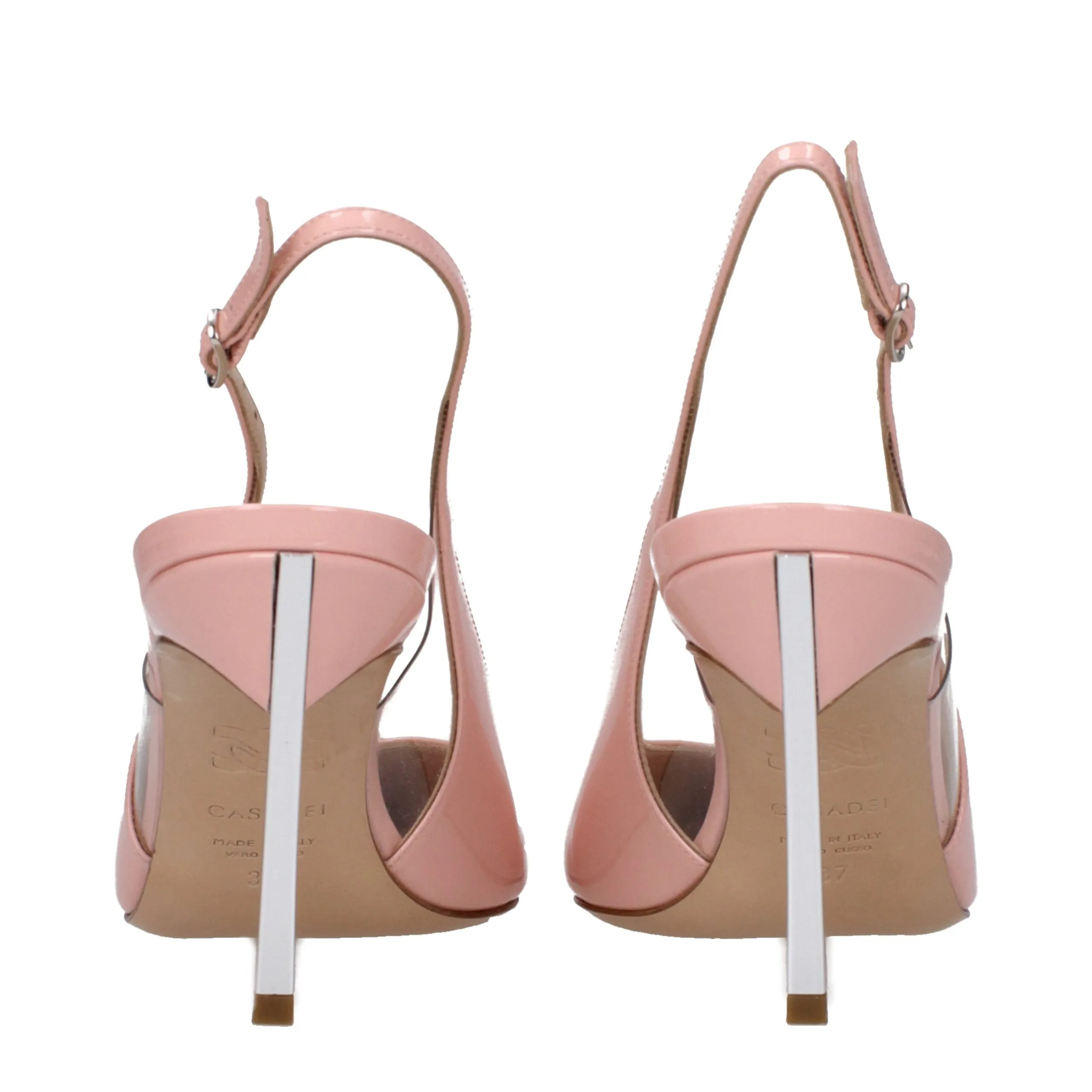 Casadei Pink Leather High Heel Pumps sold by Siebentaschen product image thumbnail 5