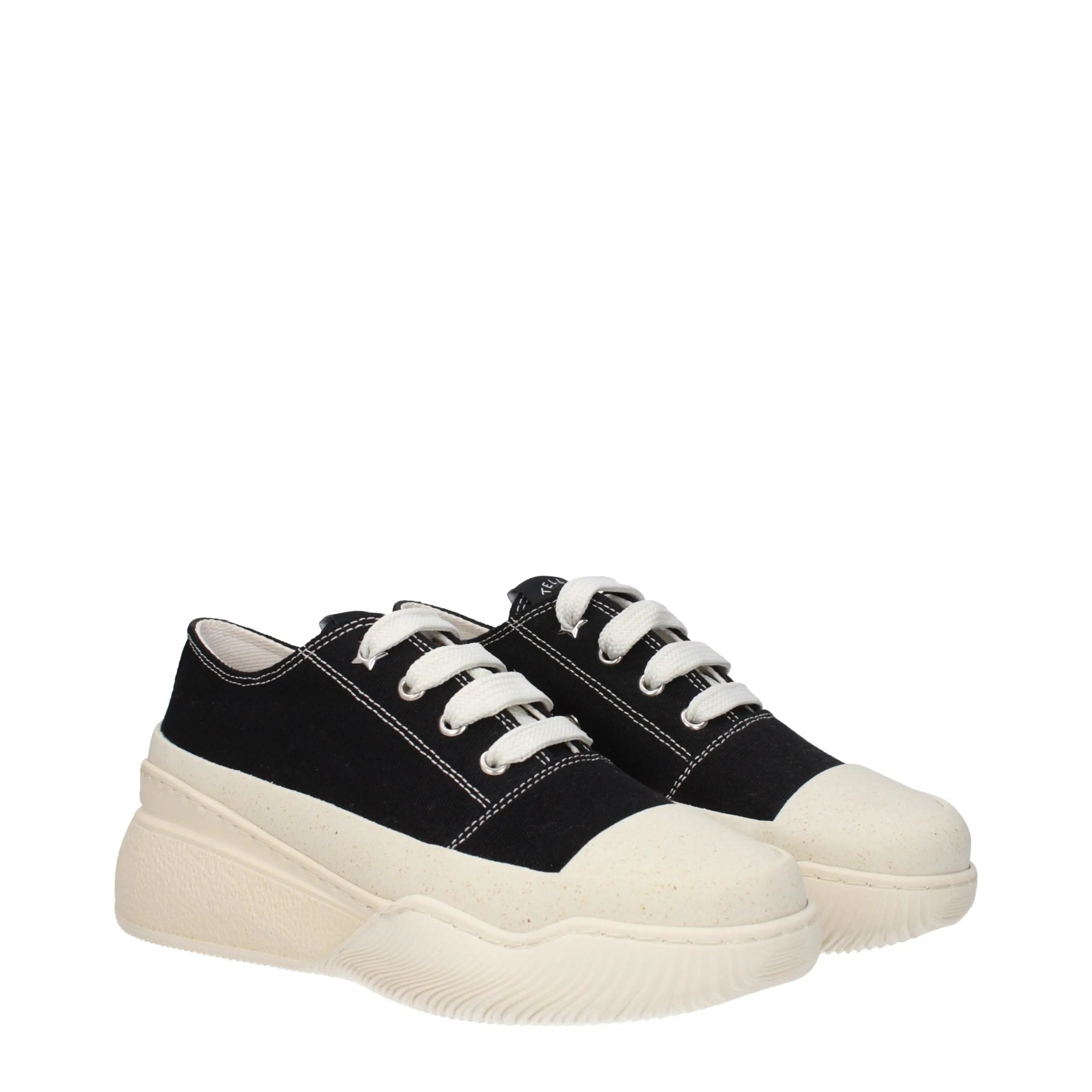 Stella McCartney Black Fabric Chunky Sneakers sold by Siebentaschen product image thumbnail 2
