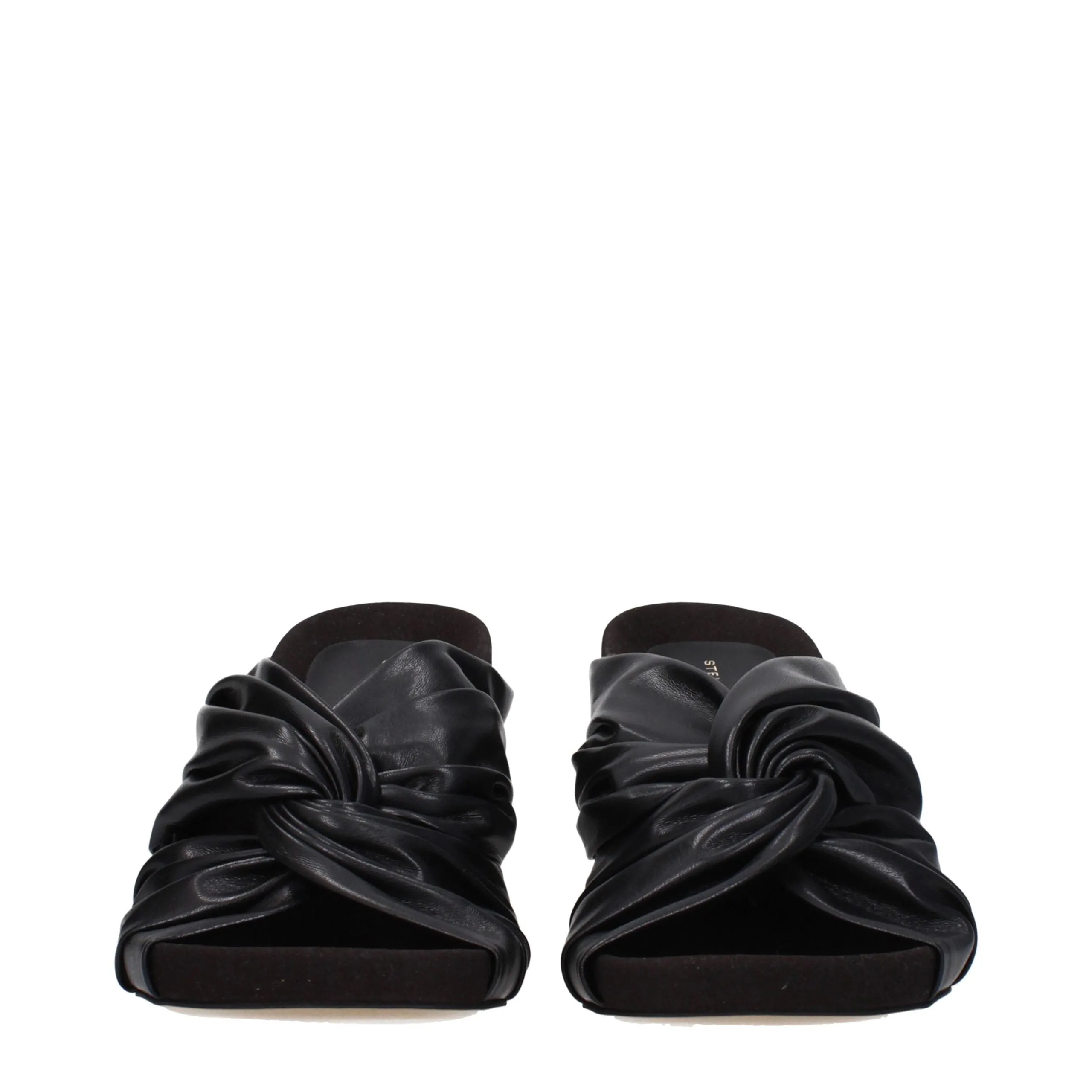 Stella McCartney Black Leather Stiletto Heel Sandals sold by Siebentaschen product image thumbnail 3