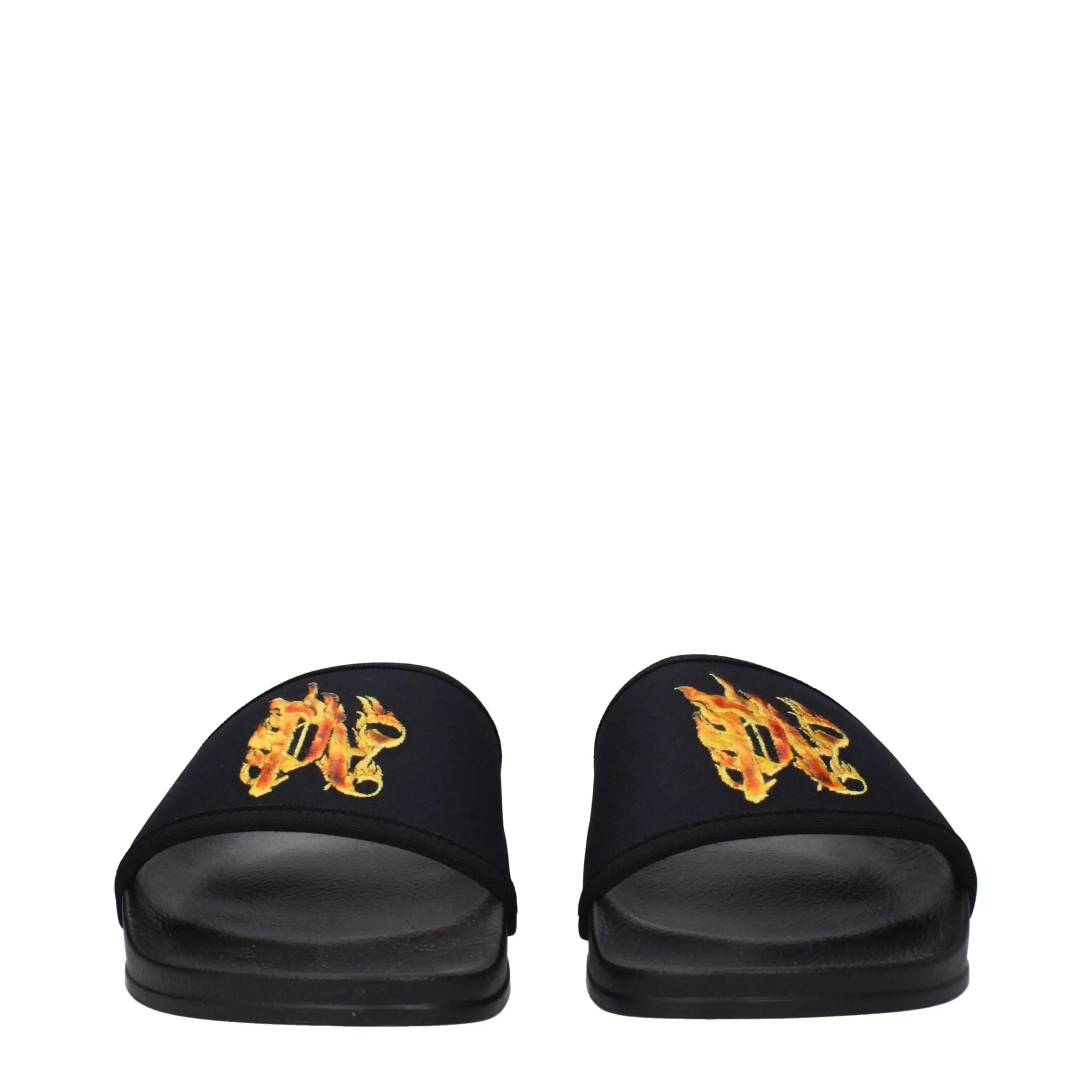 Palm Angels Black Fabric Slippers sold by Siebentaschen product image thumbnail 3