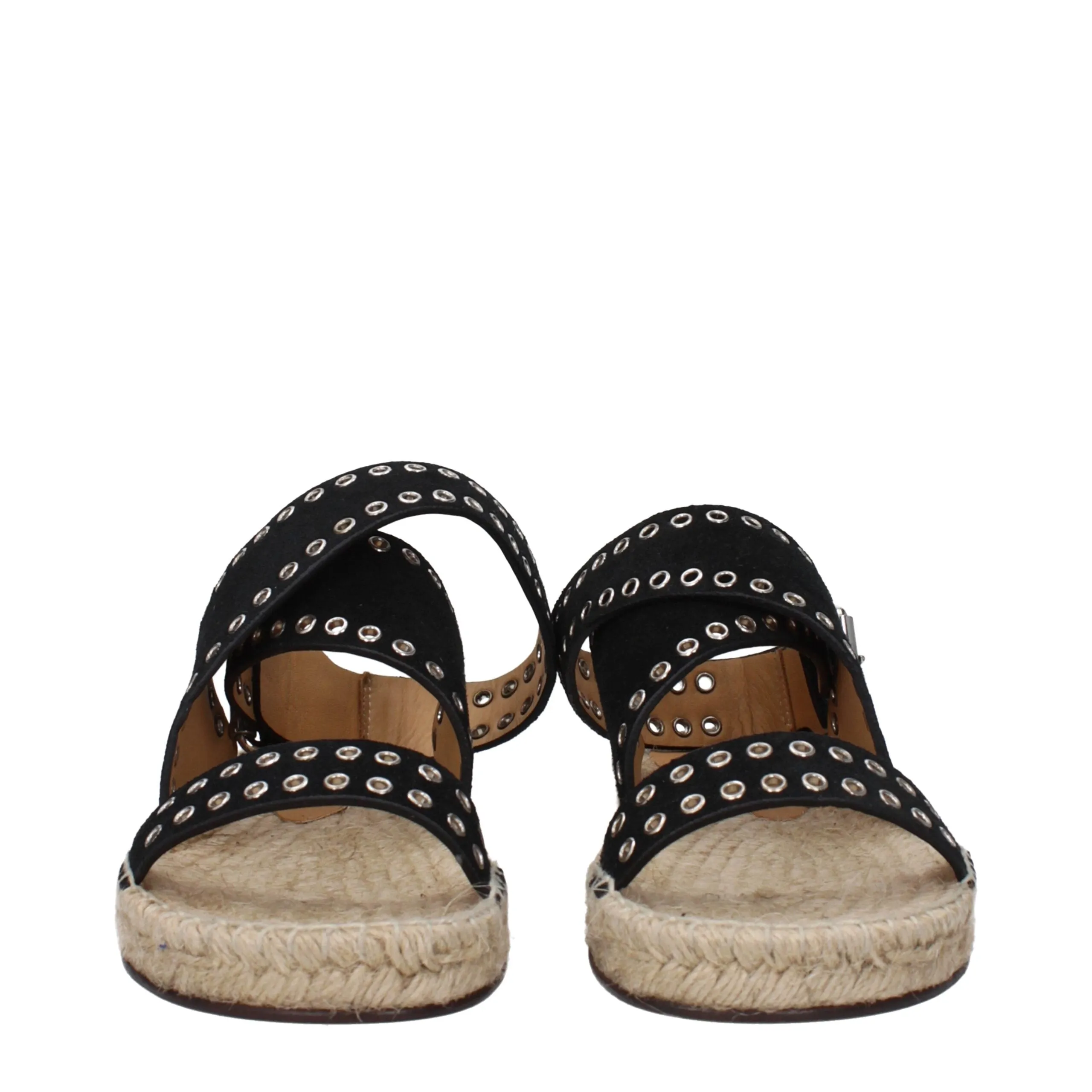 Isabel Marant Black Leather Flat Sandals sold by Siebentaschen product image thumbnail 3