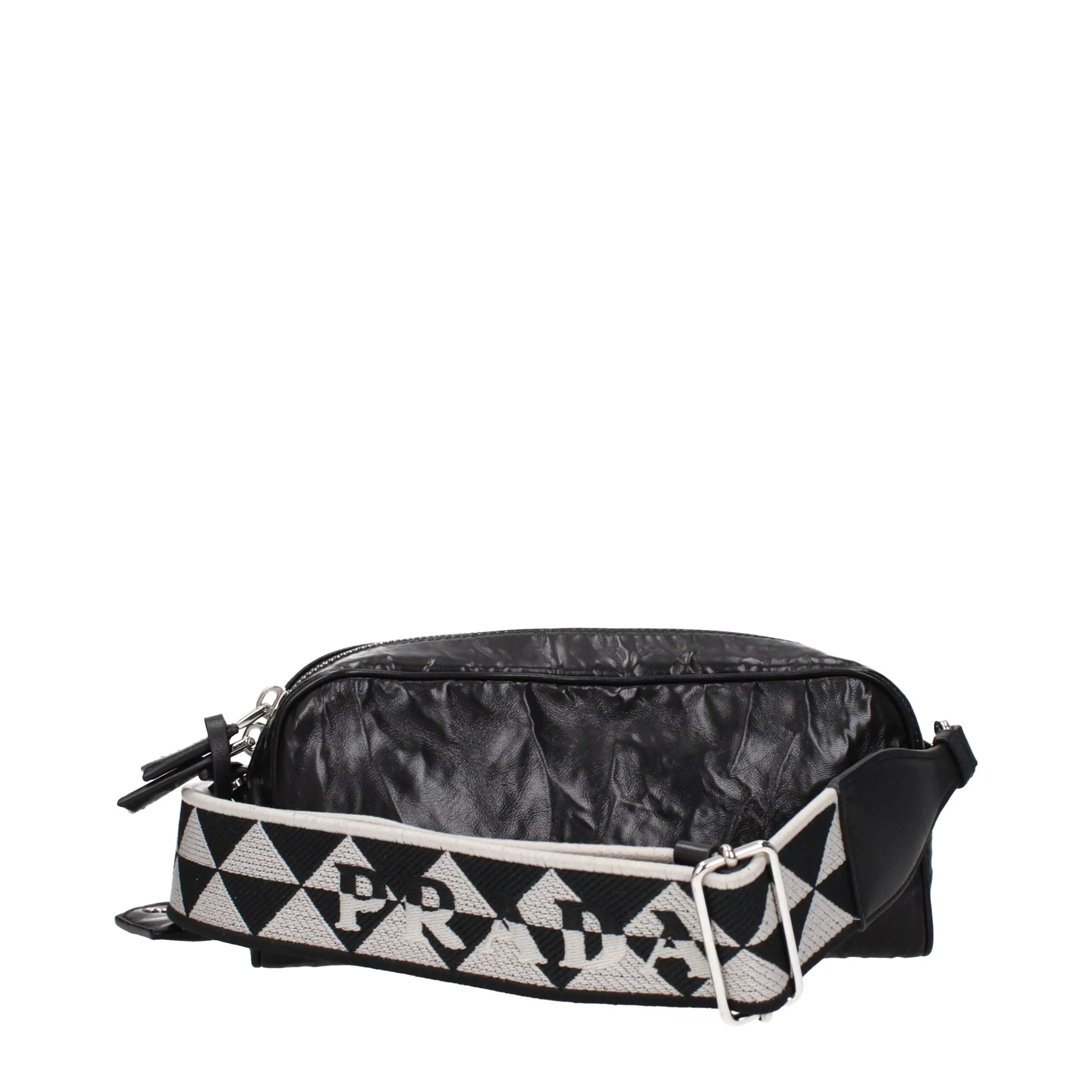 Prada Black Leather Crossbody Bag sold by Siebentaschen product image thumbnail 3