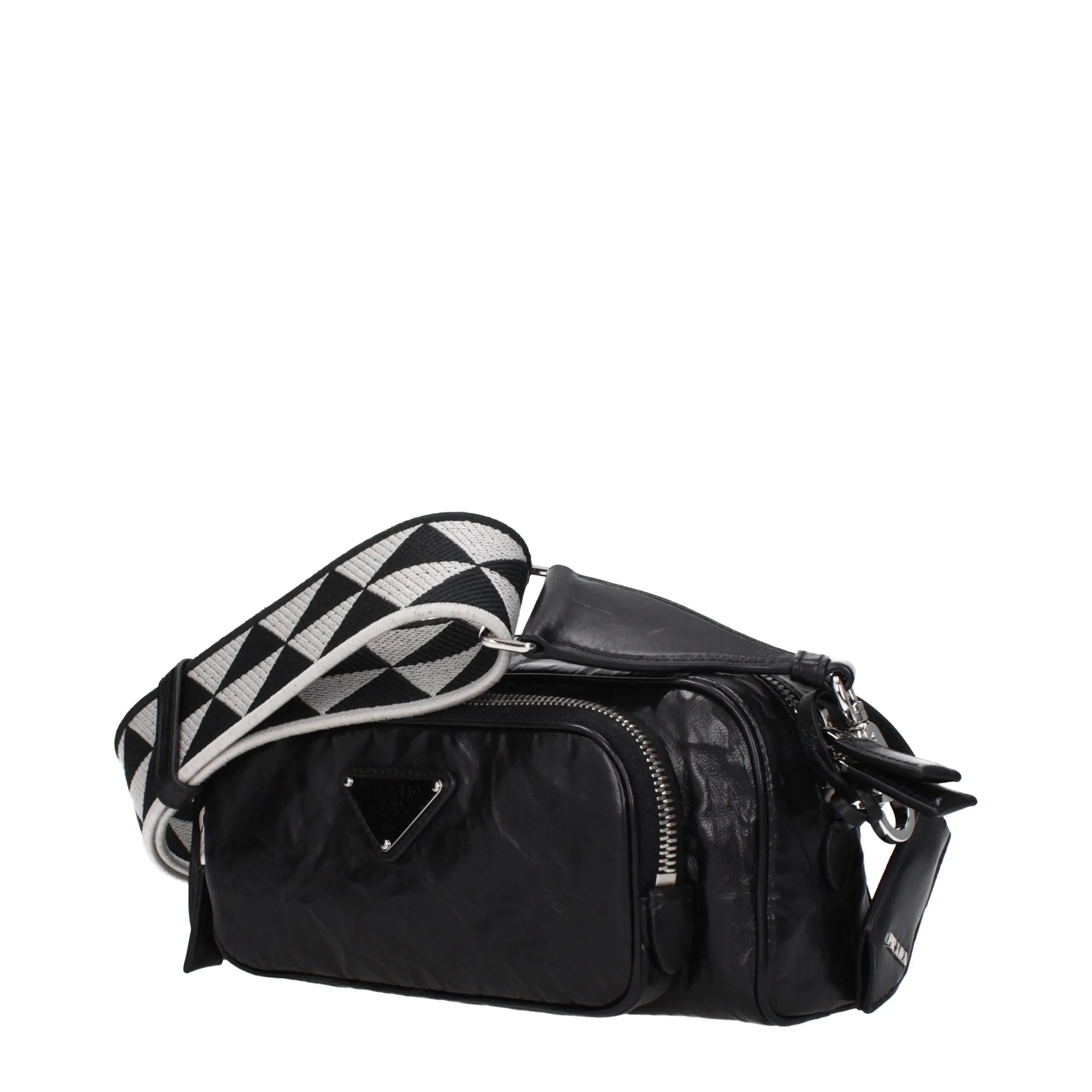 Prada Black Leather Crossbody Bag sold by Siebentaschen product image thumbnail 2