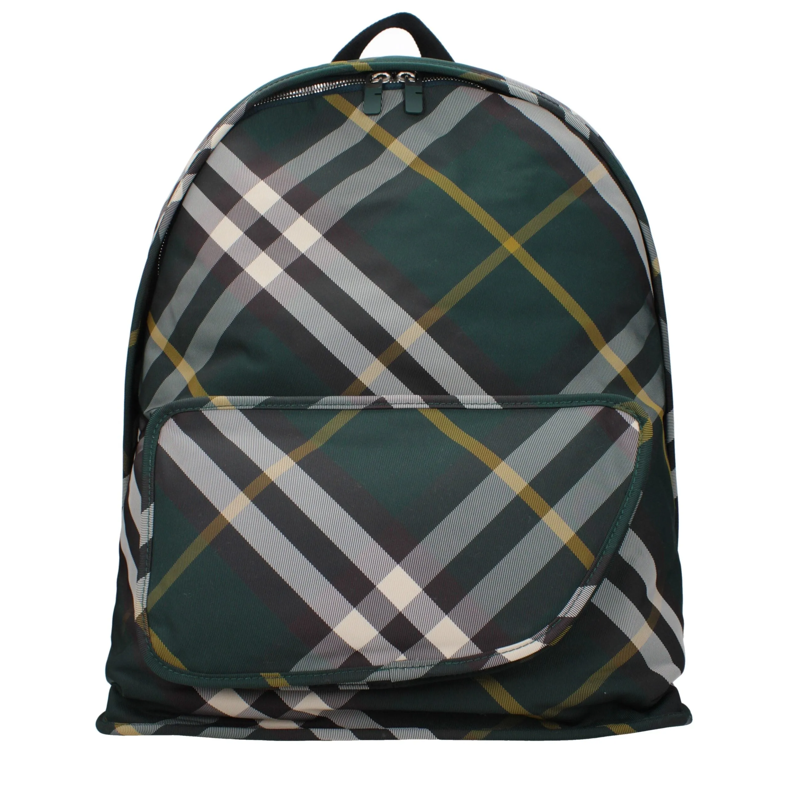 Burberry Green Fabric Backpack sold by Siebentaschen