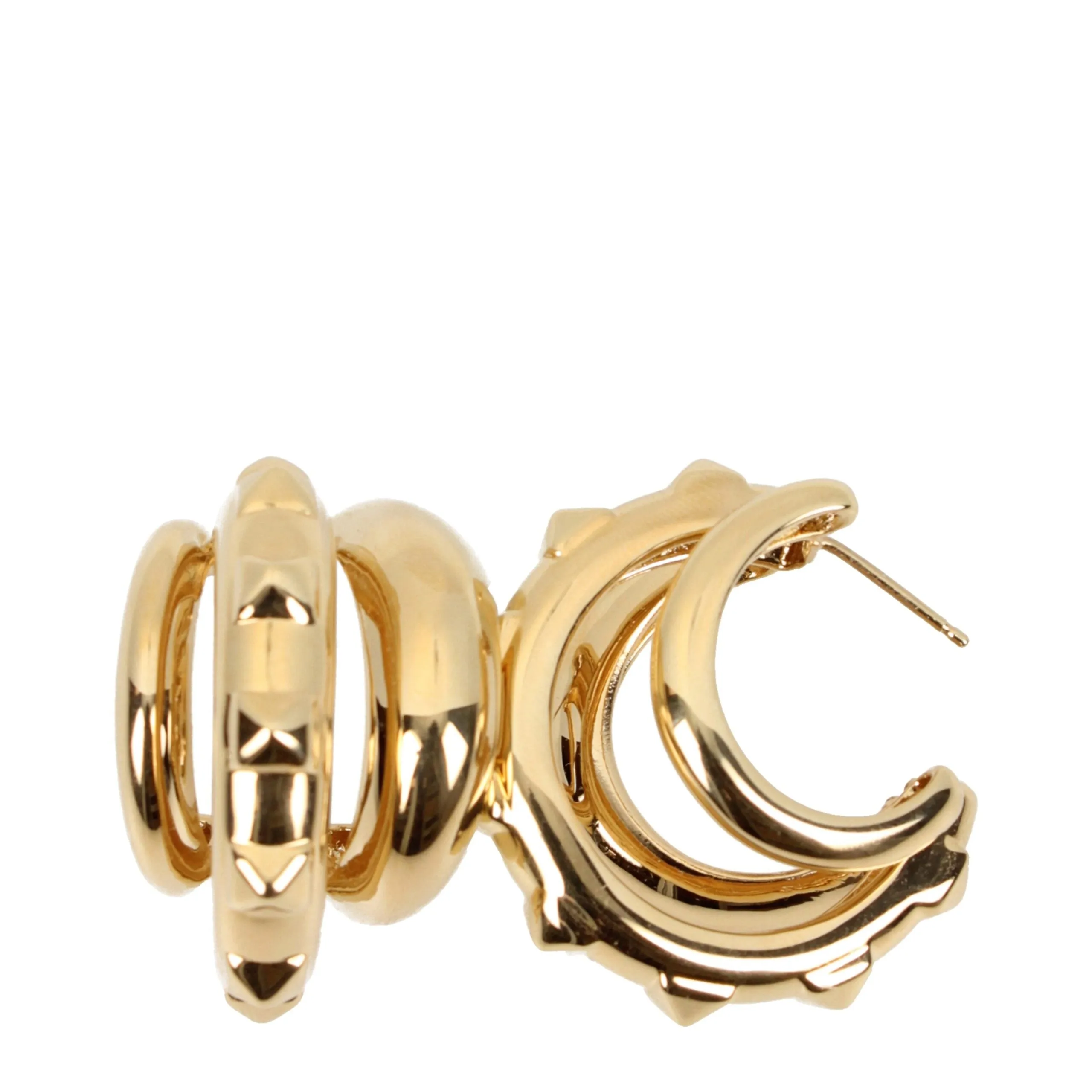 Valentino Garavani Gold Metal Earrings sold by Siebentaschen product image thumbnail 2