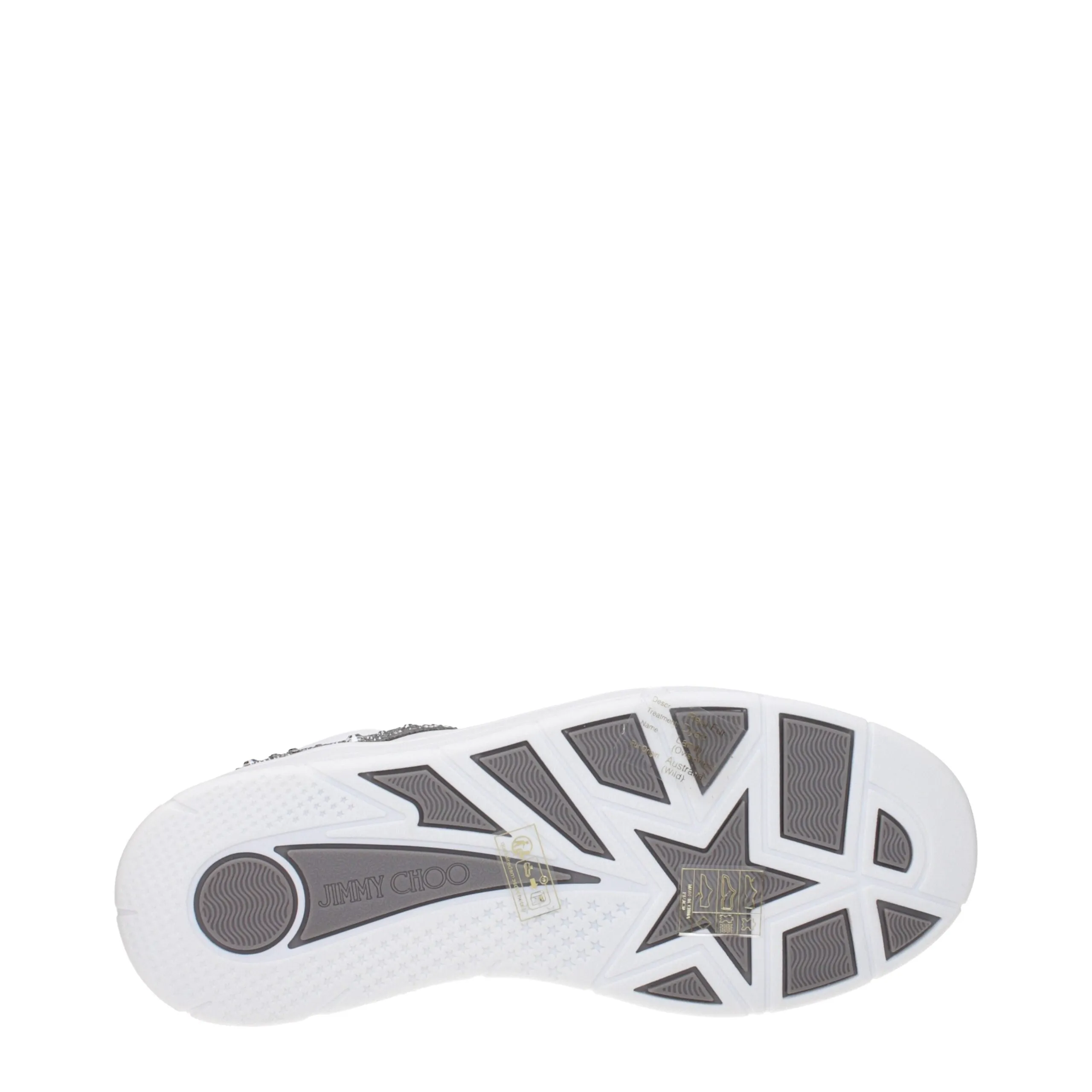 Jimmy Choo White Leather Chunky Sneakers sold by Siebentaschen product image thumbnail 4