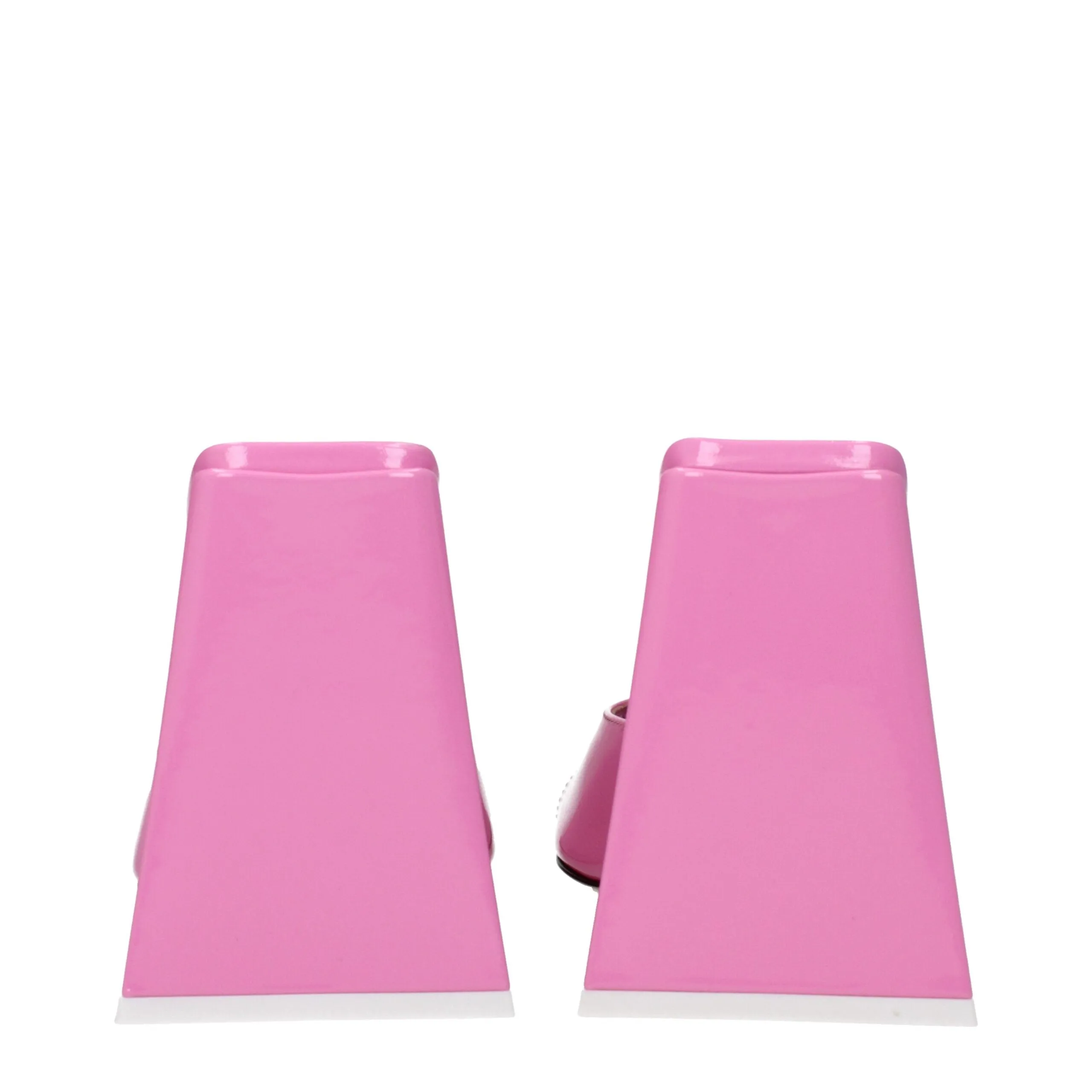 The Attico Pink Leather Platform Sandals sold by Siebentaschen product image thumbnail 5