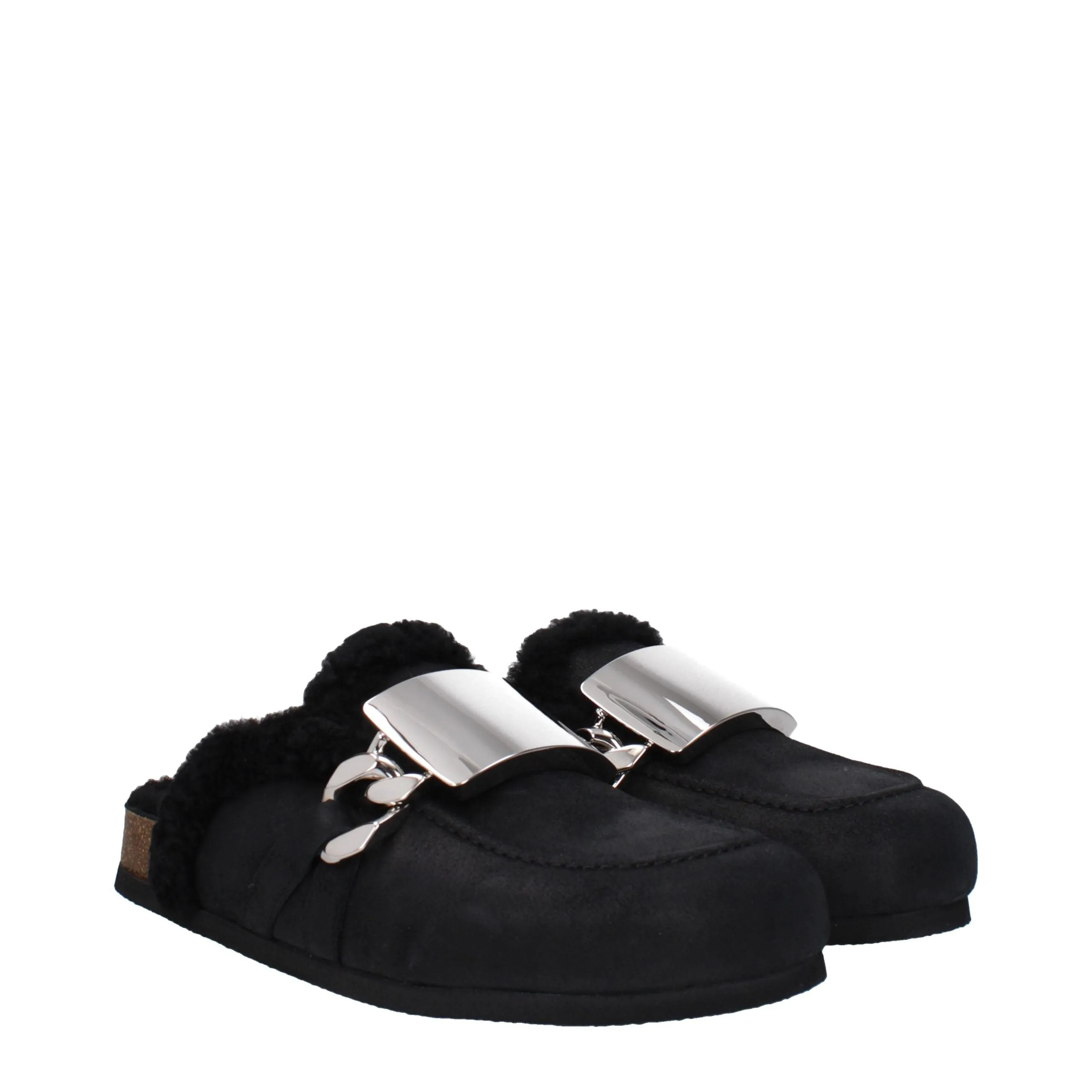 Jw Anderson Black Leather Slippers sold by Siebentaschen product image thumbnail 2