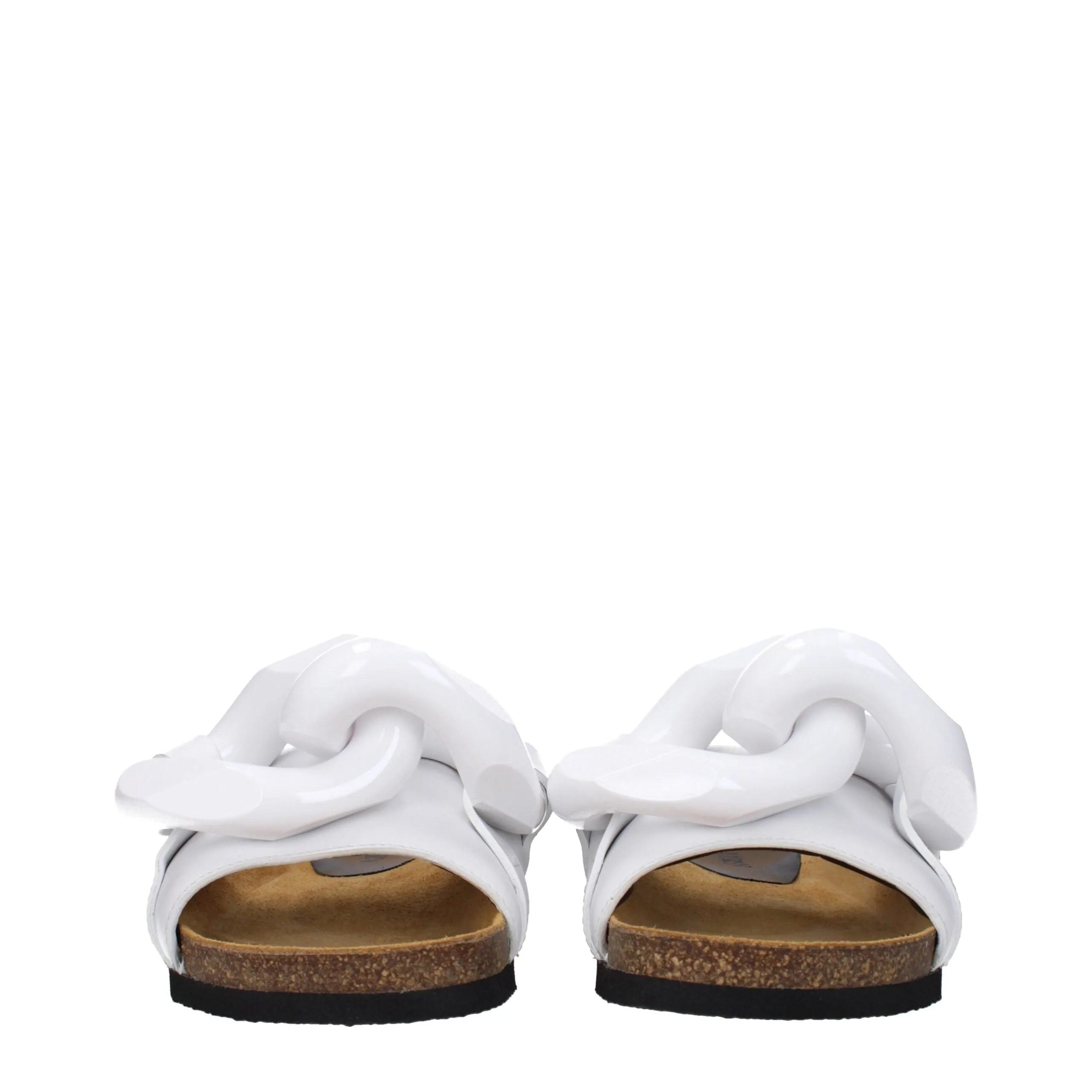 Jw Anderson White Leather Slippers sold by Siebentaschen product image thumbnail 3