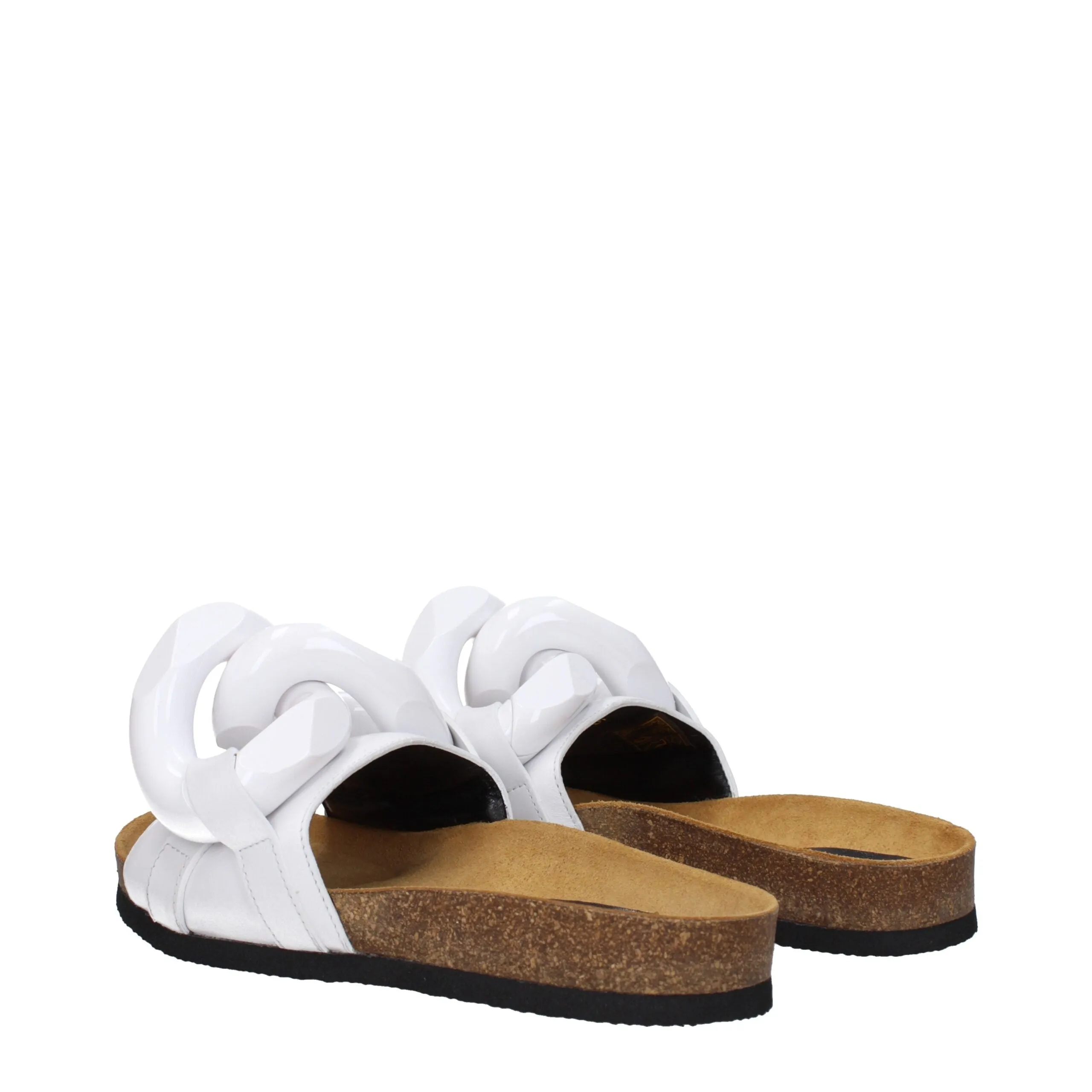 Jw Anderson White Leather Slippers sold by Siebentaschen product image thumbnail 4