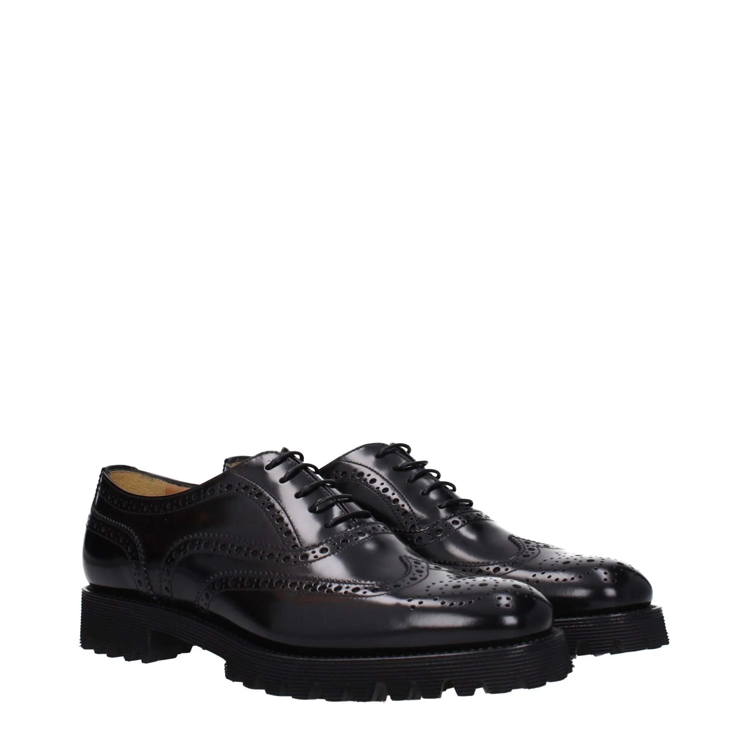 Church's Black Leather Oxfords And Derbies sold by Siebentaschen product image thumbnail 2