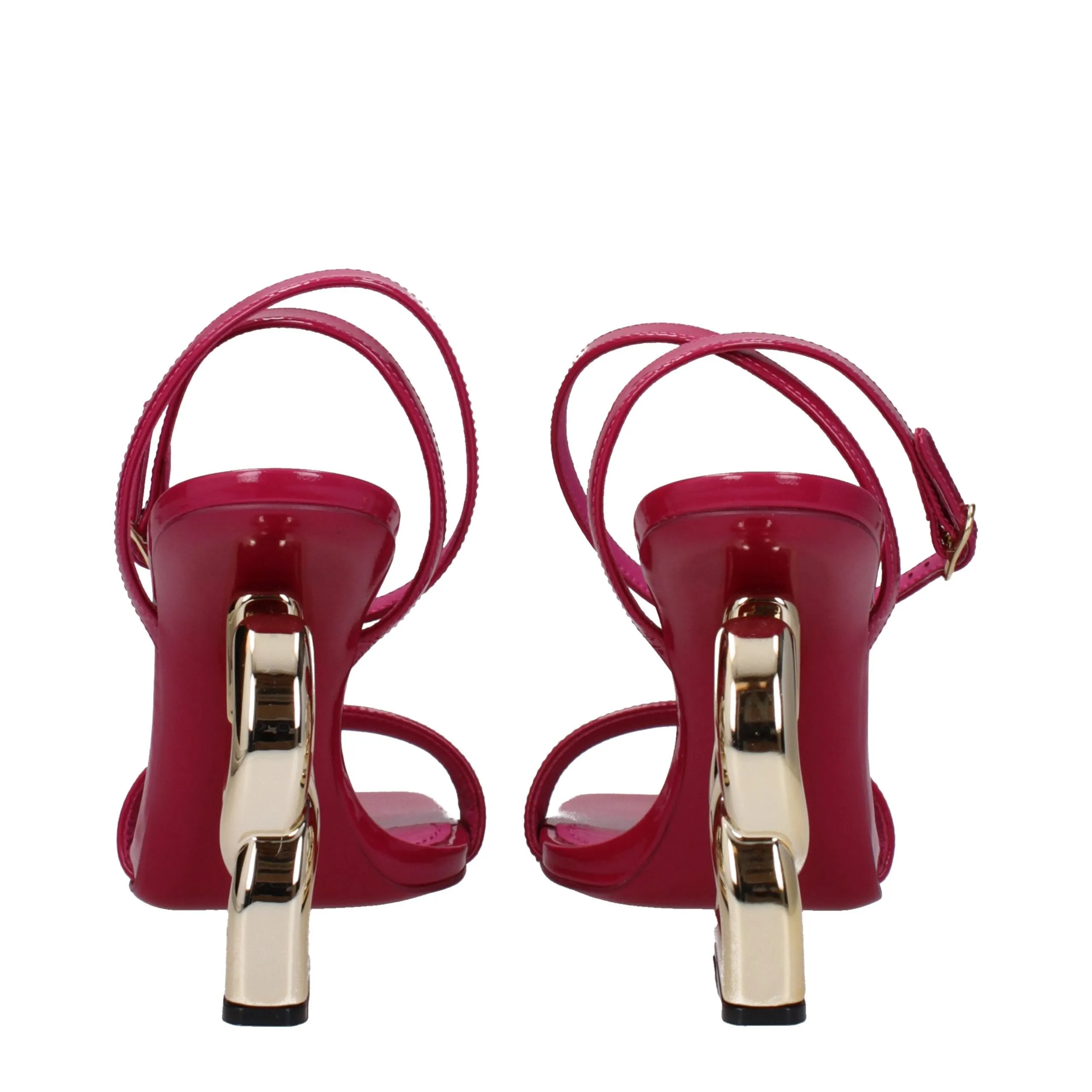 Dolce & Gabbana Pink Leather Stiletto Heel Sandals sold by Siebentaschen product image thumbnail 5