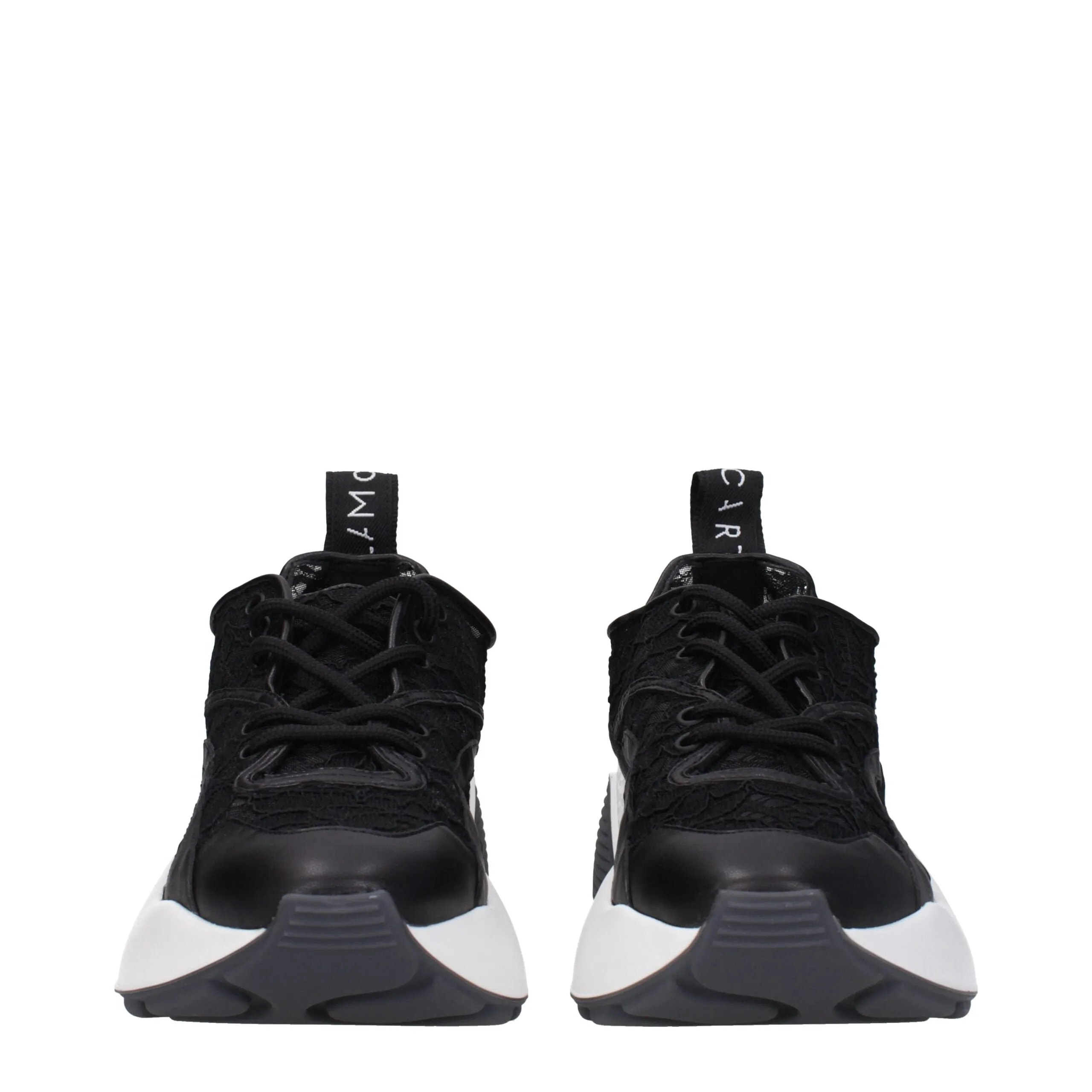 Stella McCartney Black Fabric Chunky Sneakers sold by Siebentaschen product image thumbnail 3