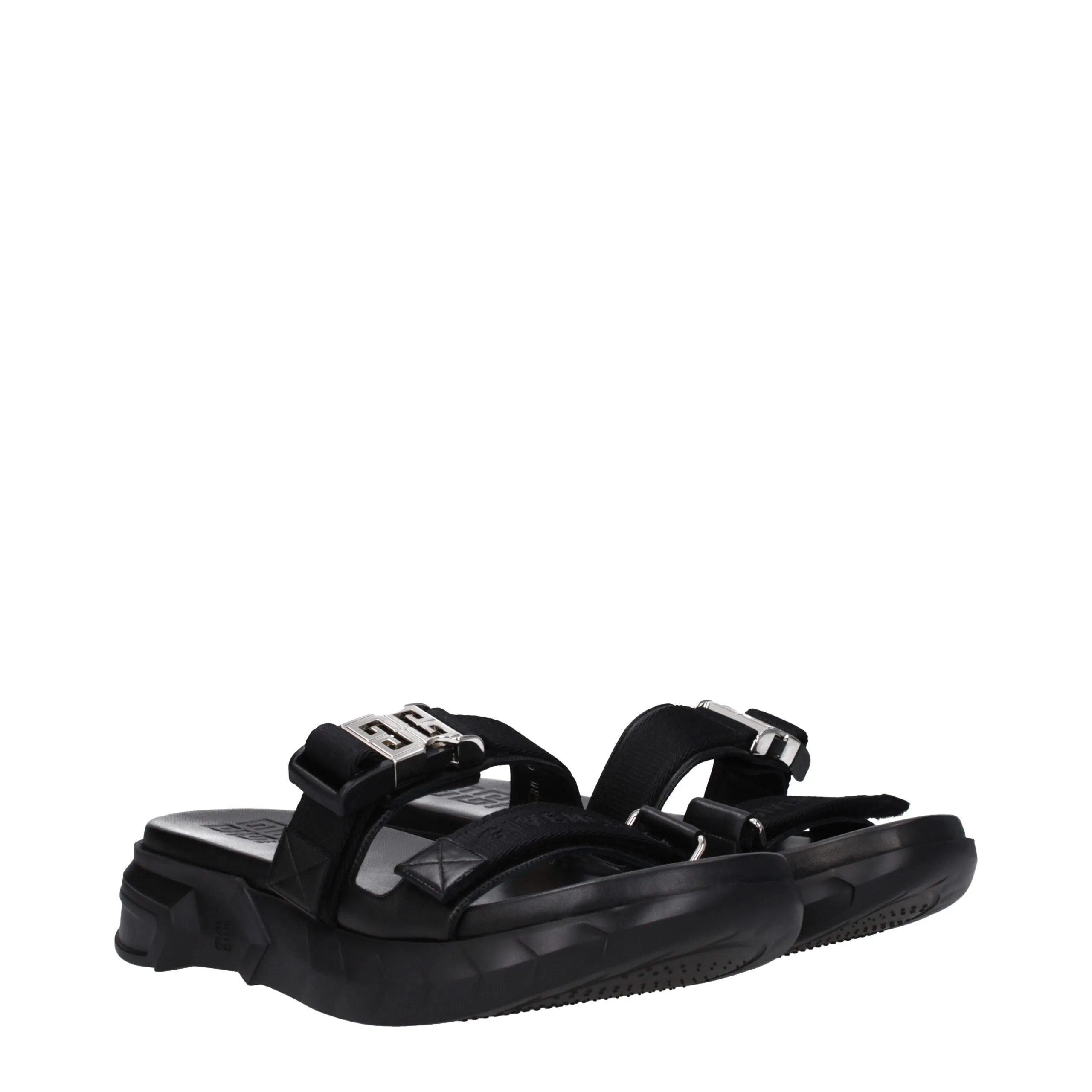 Givenchy Black Fabric Slippers sold by Siebentaschen product image thumbnail 2