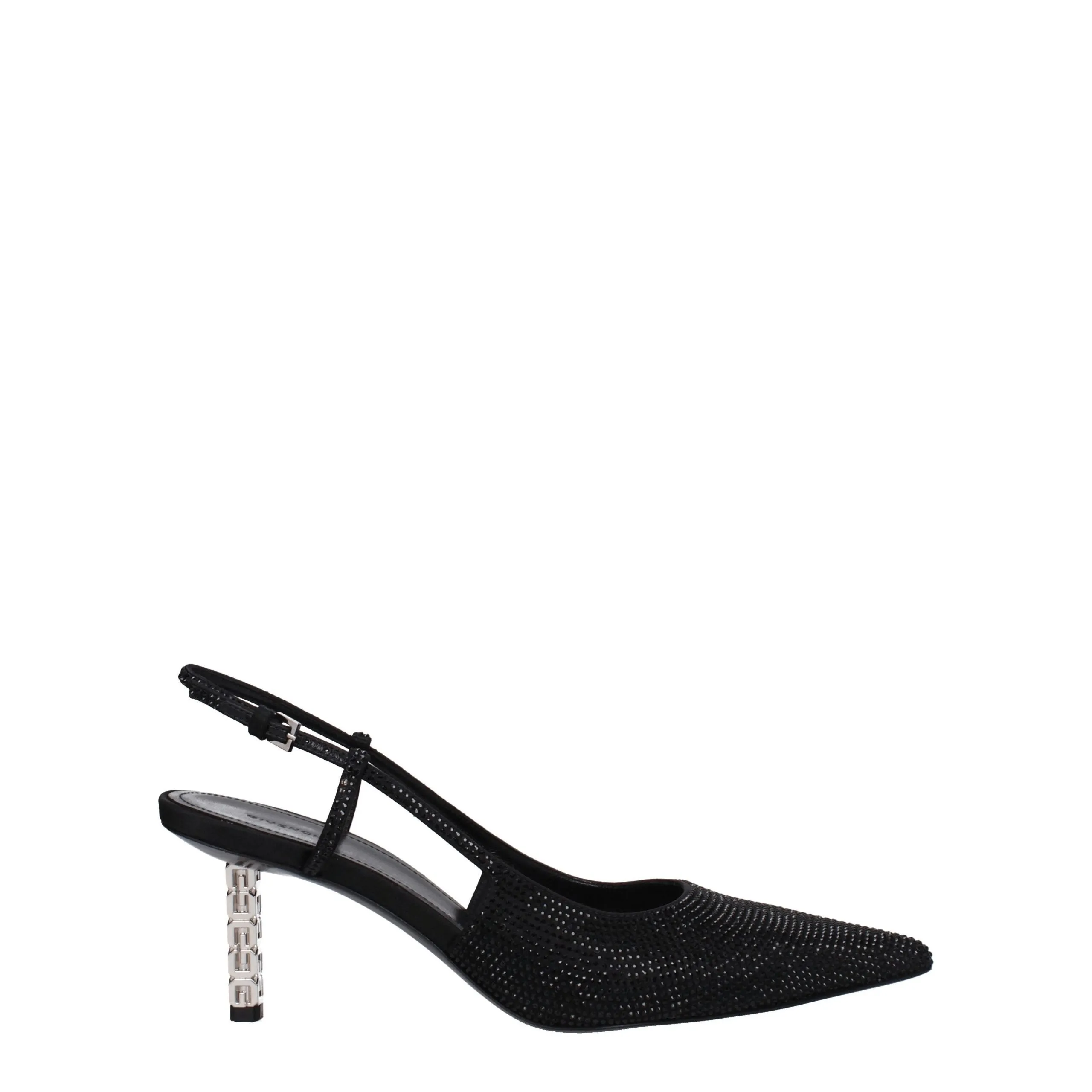 Givenchy Black Fabric High Heel Pumps sold by Siebentaschen