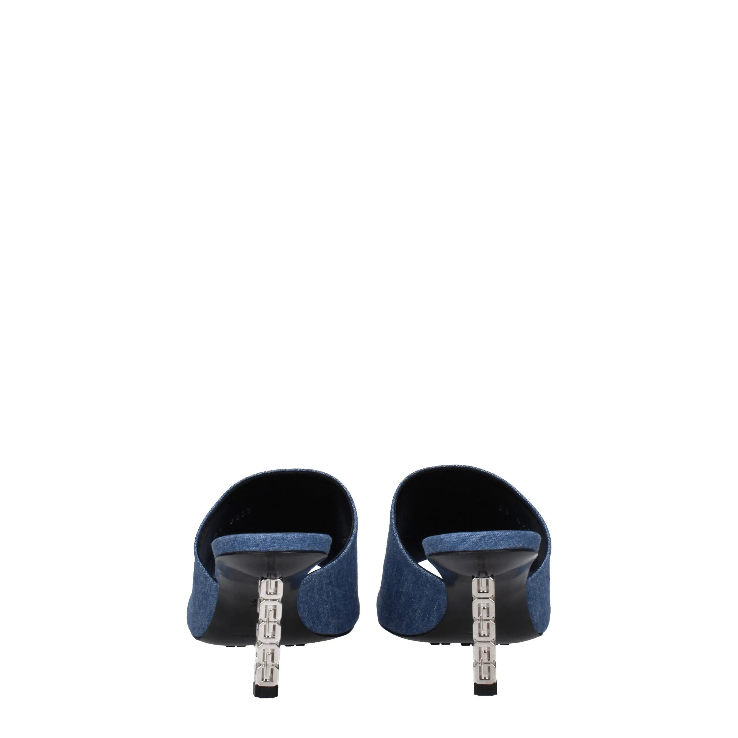 Givenchy Blue Fabric Platform Sandals sold by Siebentaschen product image thumbnail 5