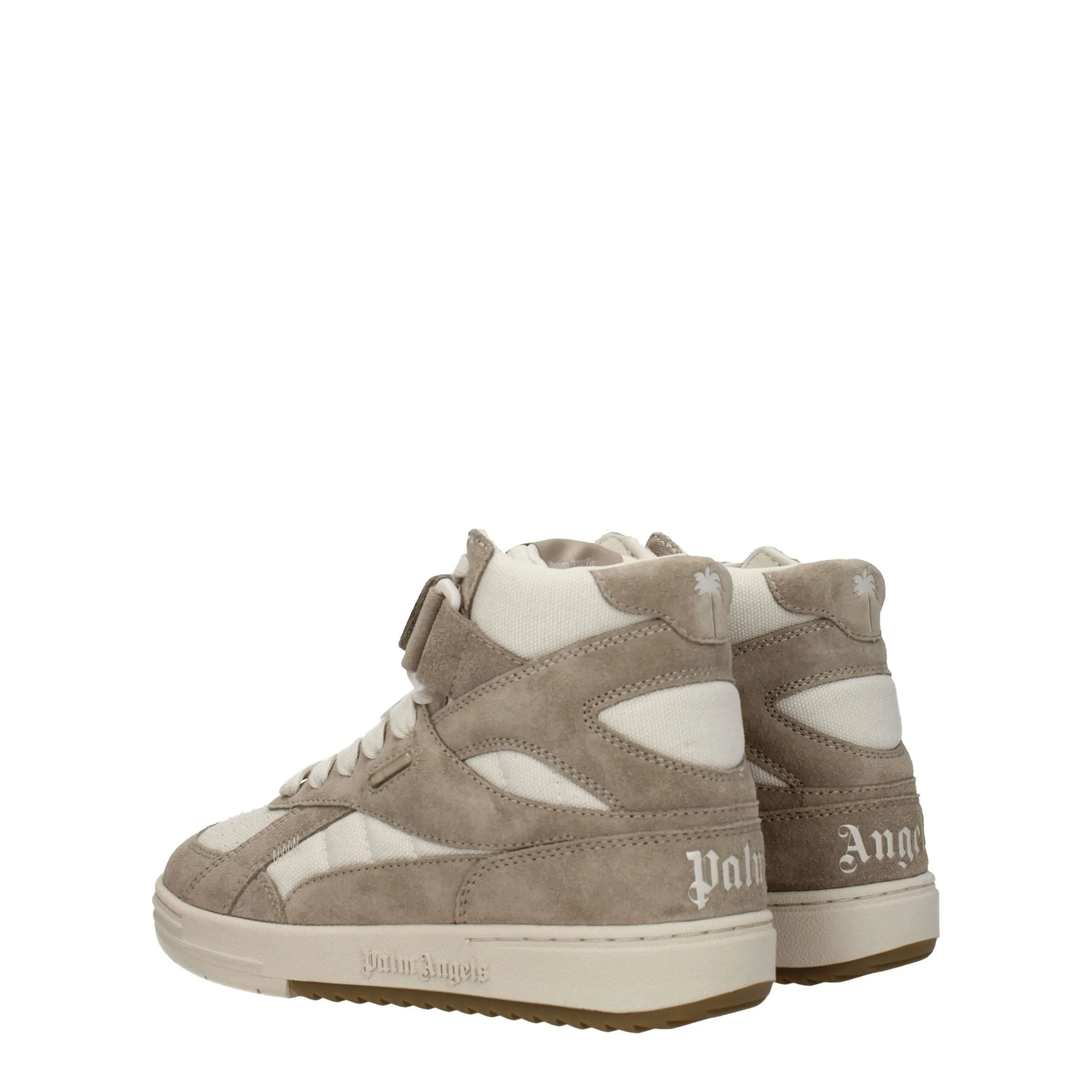 Palm Angels Beige Leather High Top Sneakers sold by Siebentaschen product image thumbnail 4