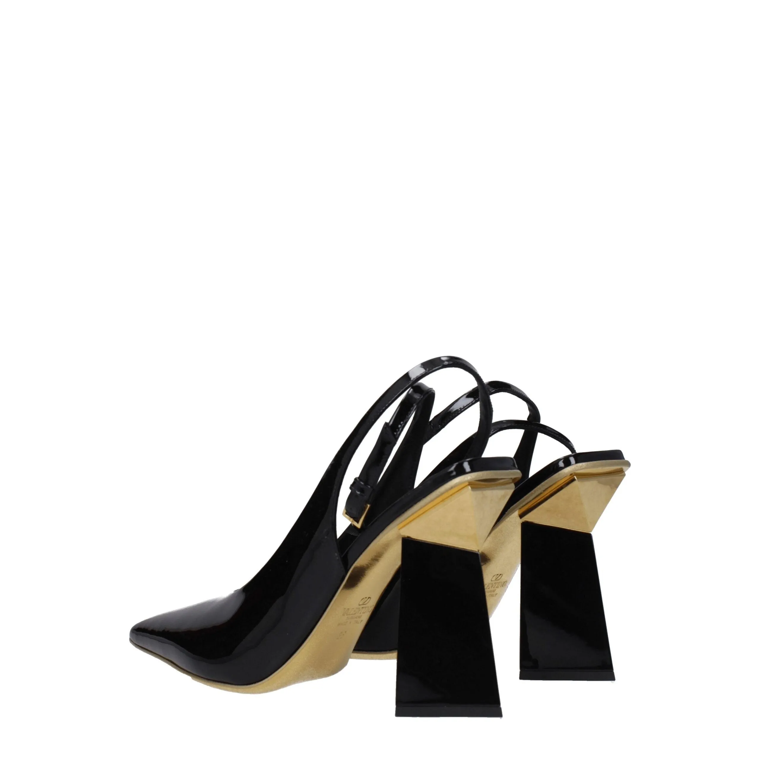 Valentino Garavani Black Leather Sandals sold by Siebentaschen product image thumbnail 4