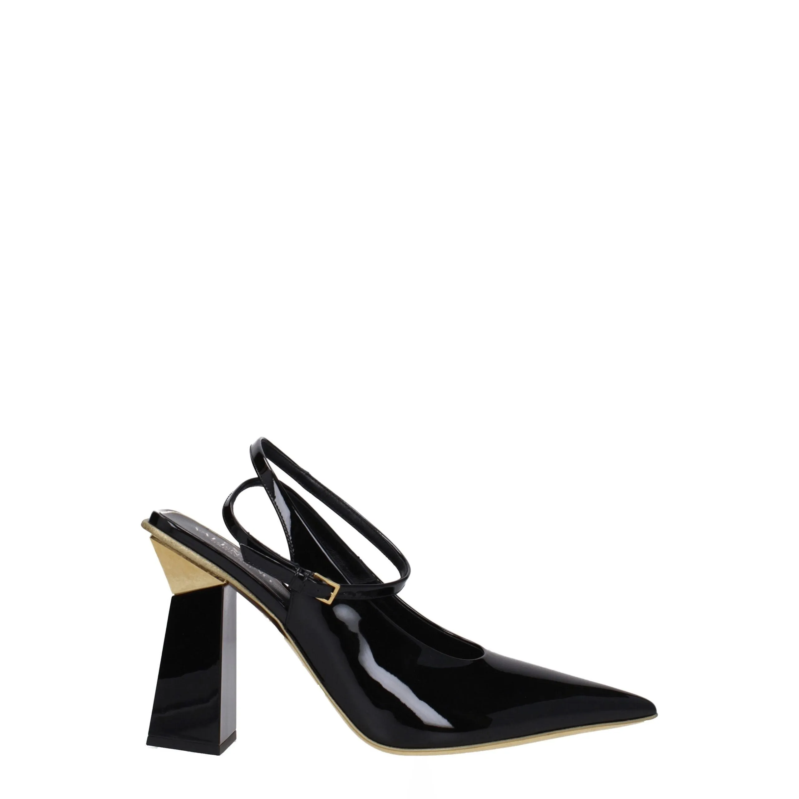 Valentino Garavani Black Leather Sandals sold by Siebentaschen