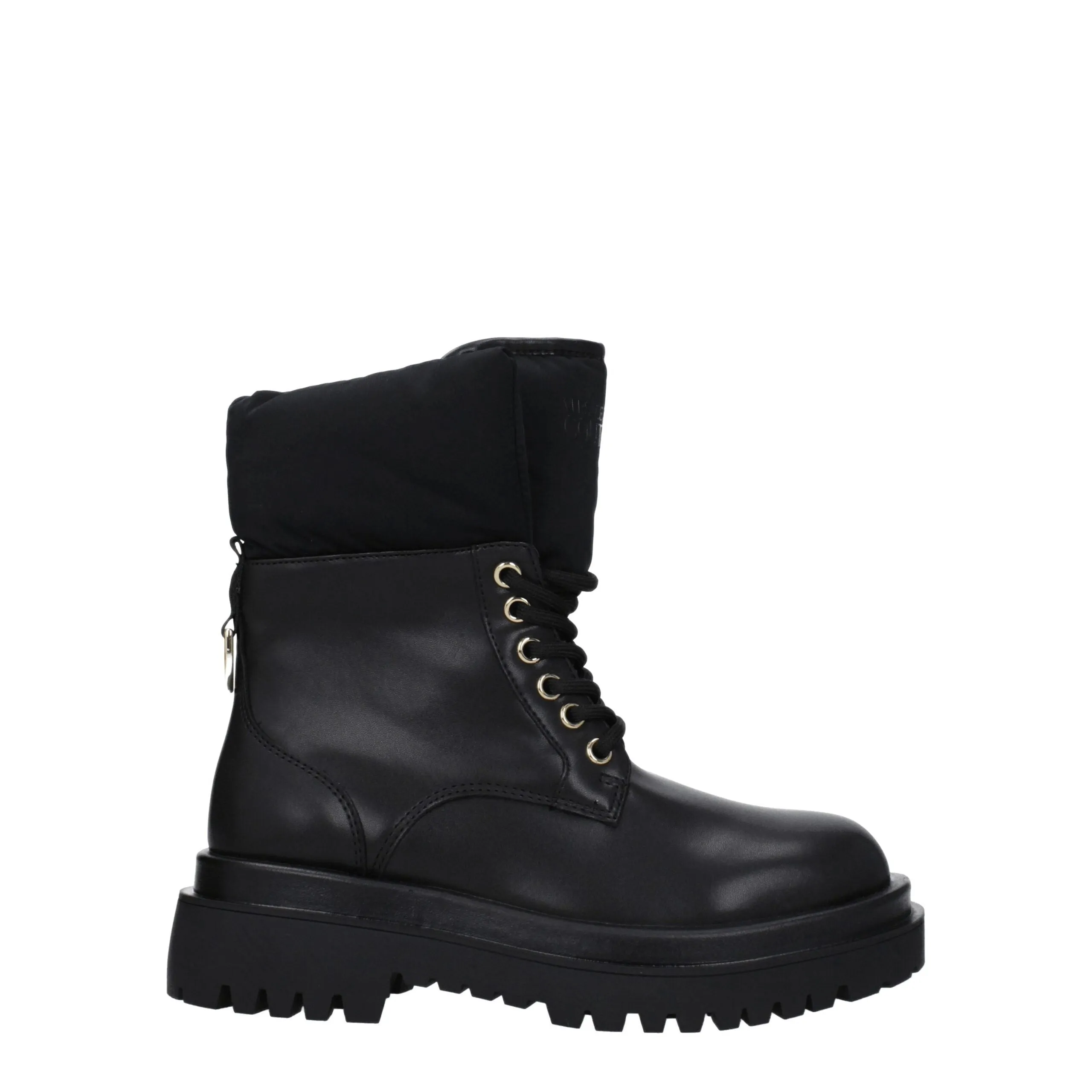 Versace Jeans Black Polyethylene Ankle Boots sold by Siebentaschen