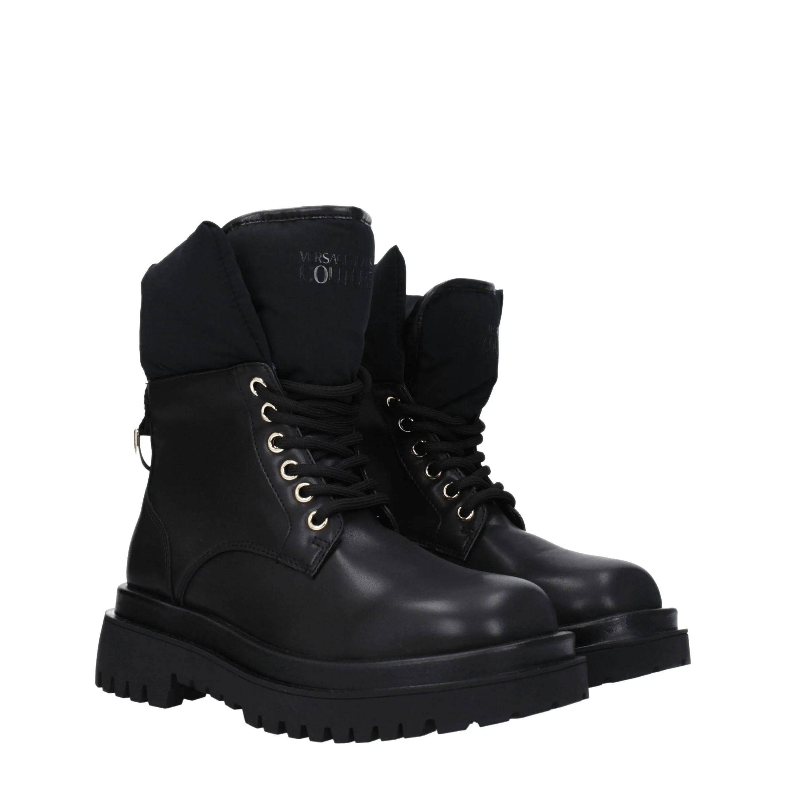 Versace Jeans Black Polyethylene Ankle Boots sold by Siebentaschen product image thumbnail 2