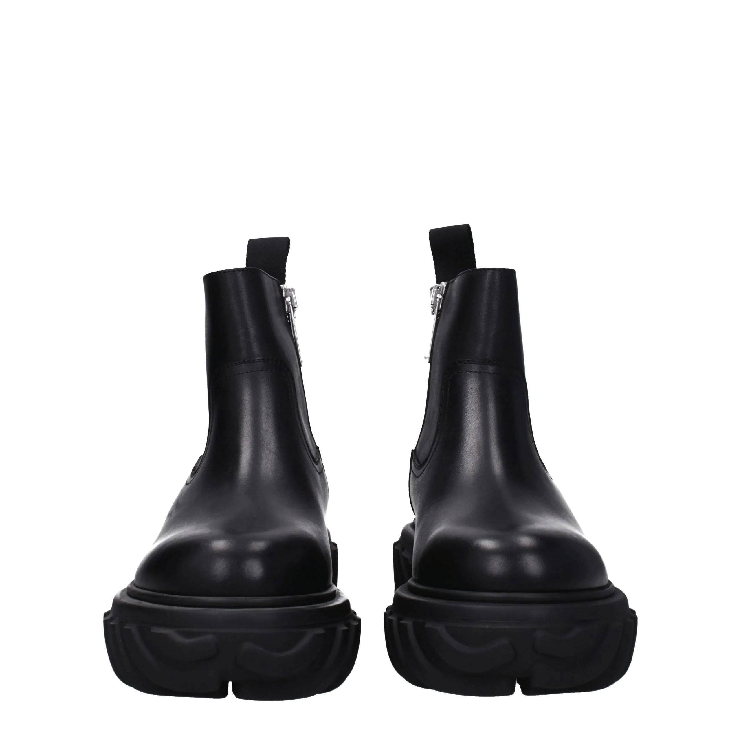 Off-White Black Leather Ankle Boots sold by Siebentaschen product image thumbnail 3