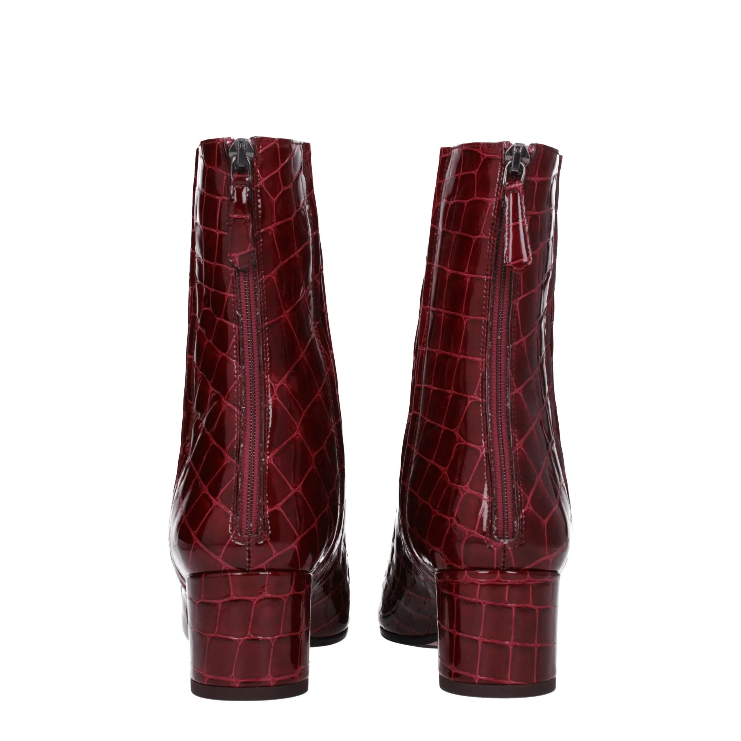 Aquazzura Red Leather Ankle Boots sold by Siebentaschen product image thumbnail 5