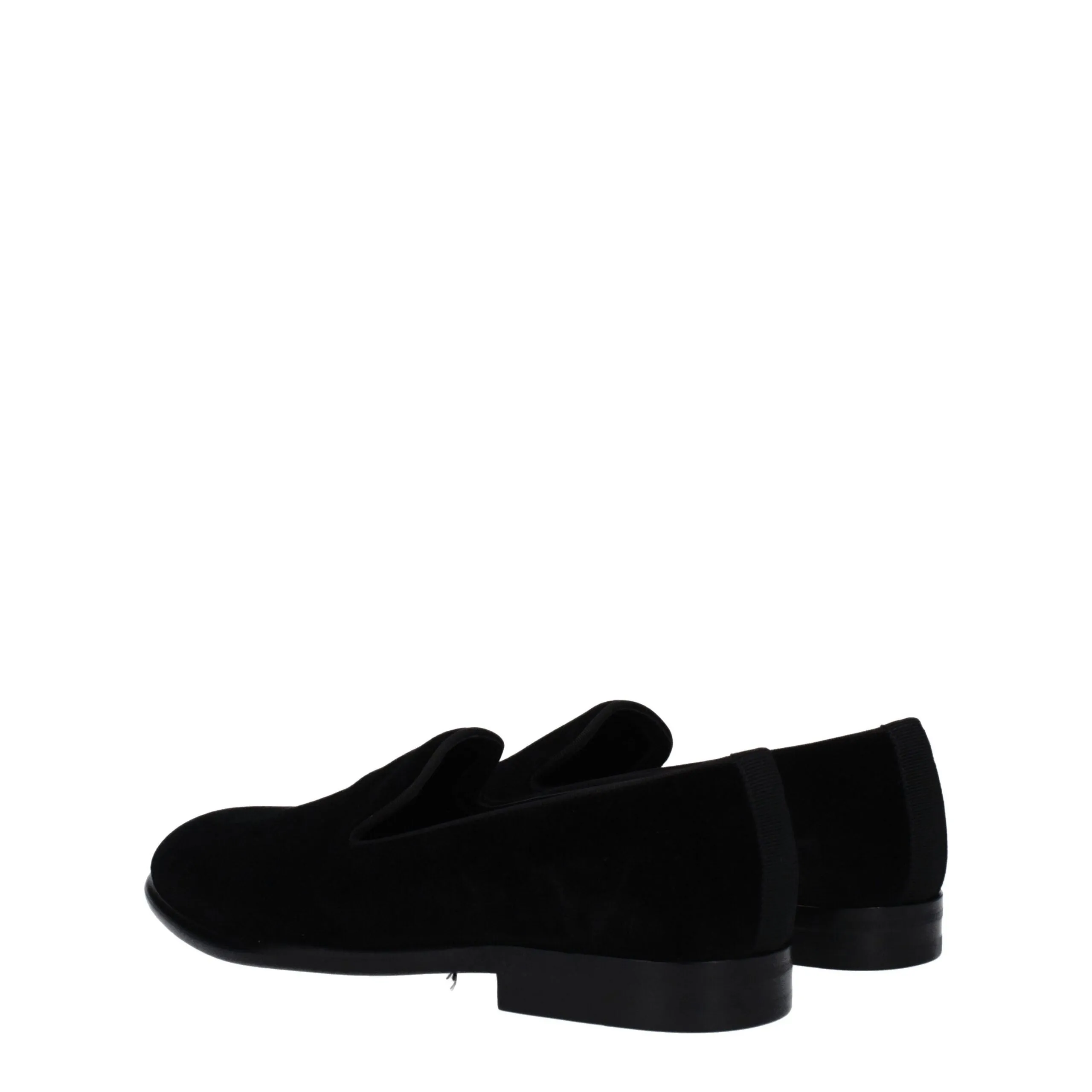 Dolce & Gabbana Black Velvet Slip-On Loafers sold by Siebentaschen product image thumbnail 4