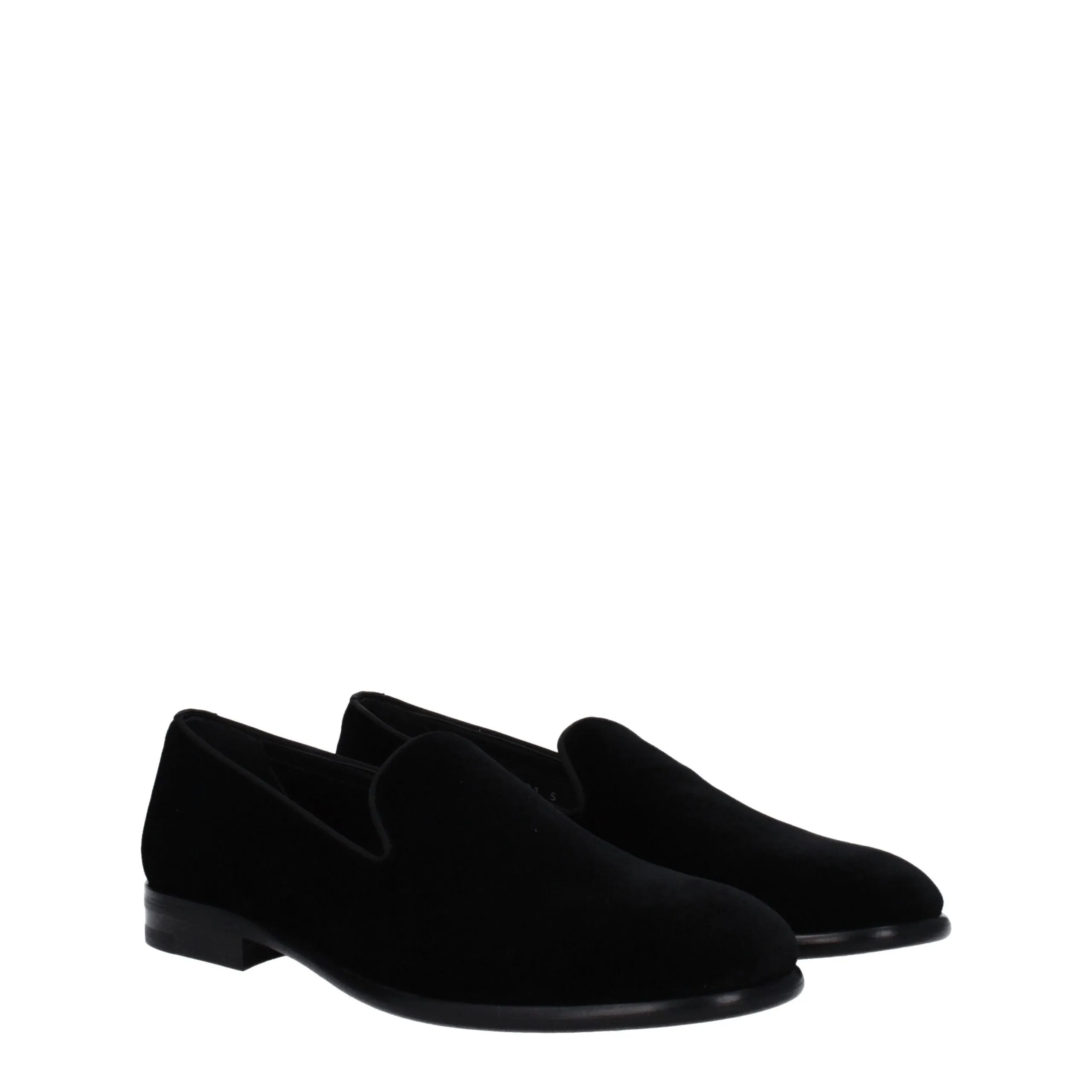 Dolce & Gabbana Black Velvet Slip-On Loafers sold by Siebentaschen product image thumbnail 2