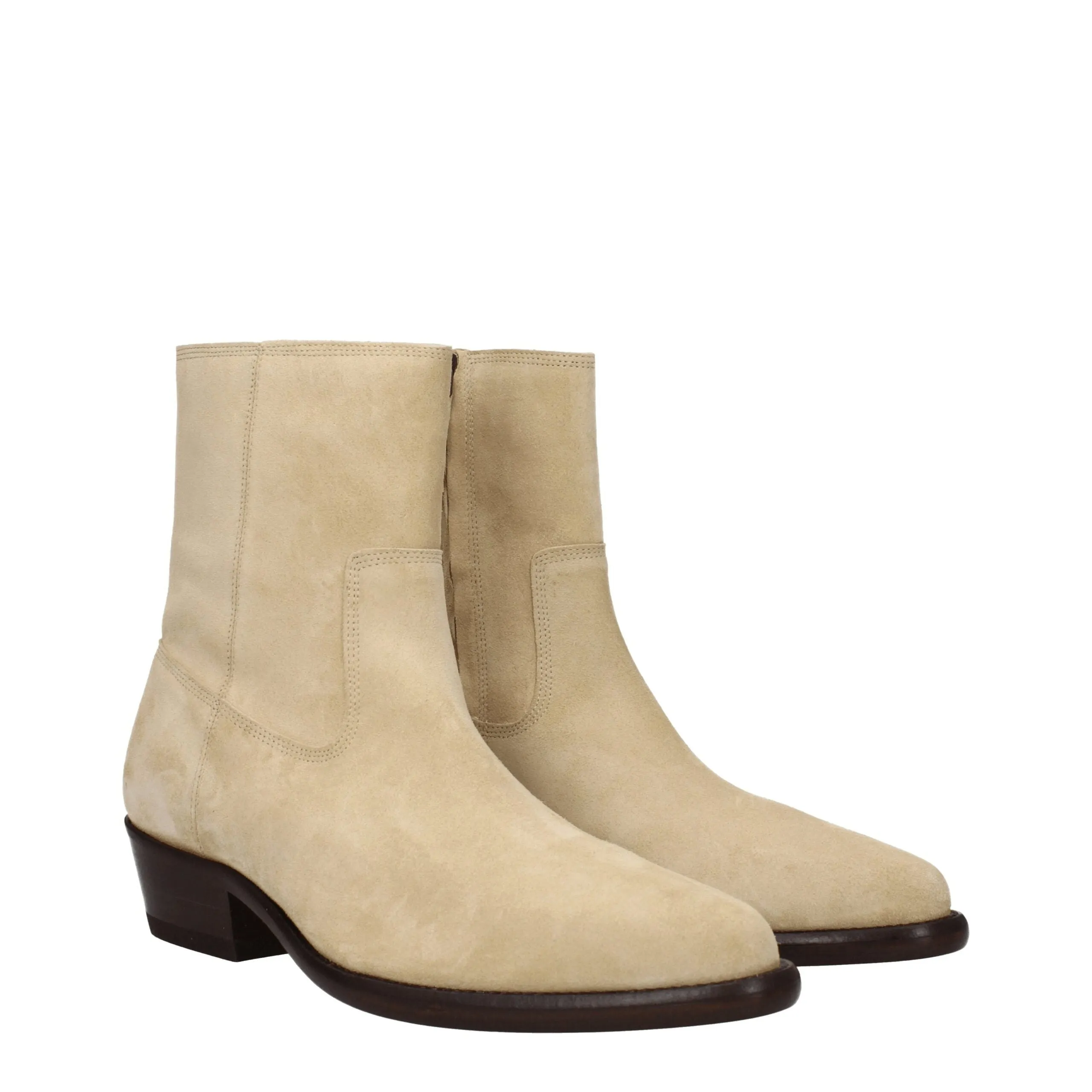 Isabel Marant Beige Leather Ankle Boots sold by Siebentaschen product image thumbnail 2
