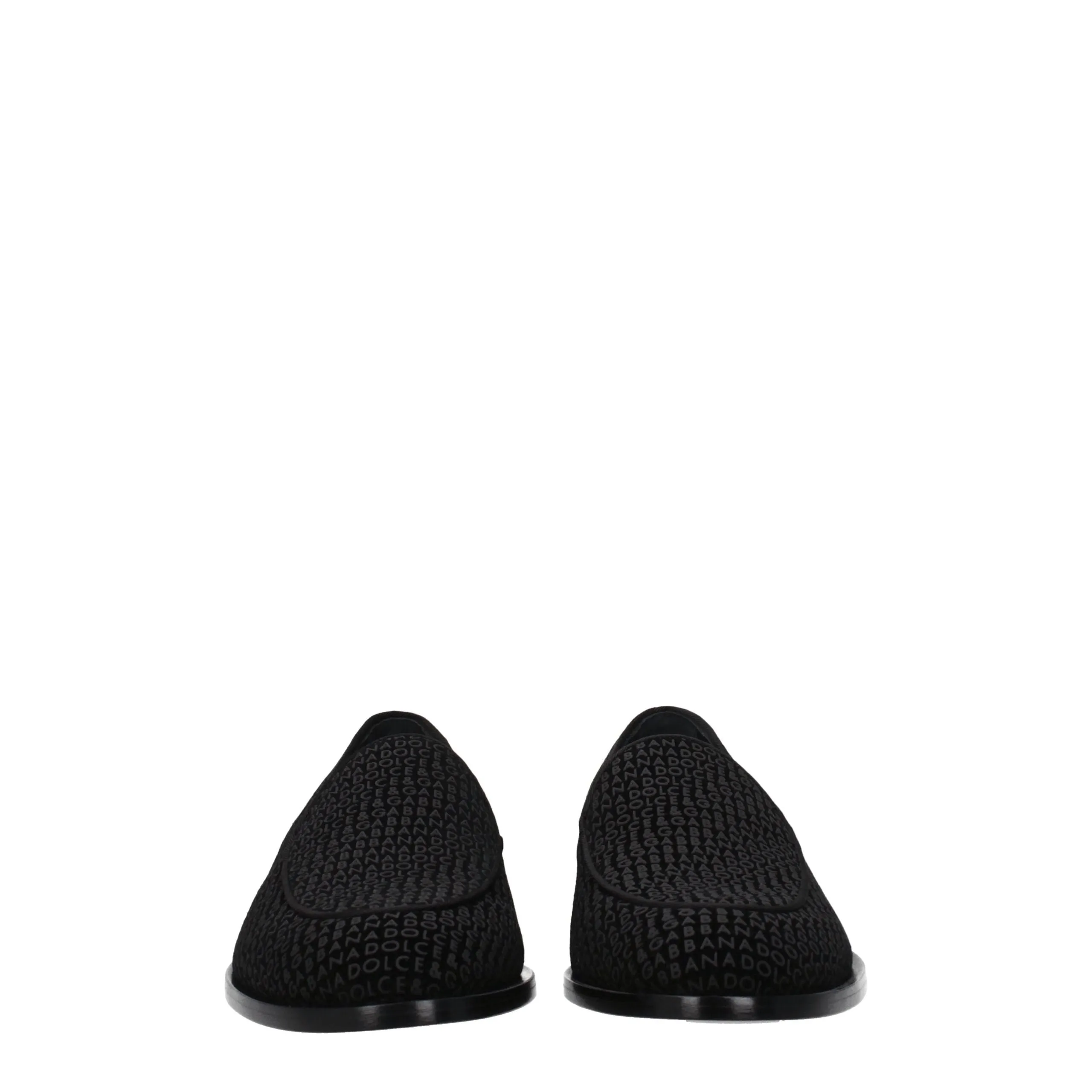 Dolce & Gabbana Black Velvet Slip-On Loafers sold by Siebentaschen product image thumbnail 3