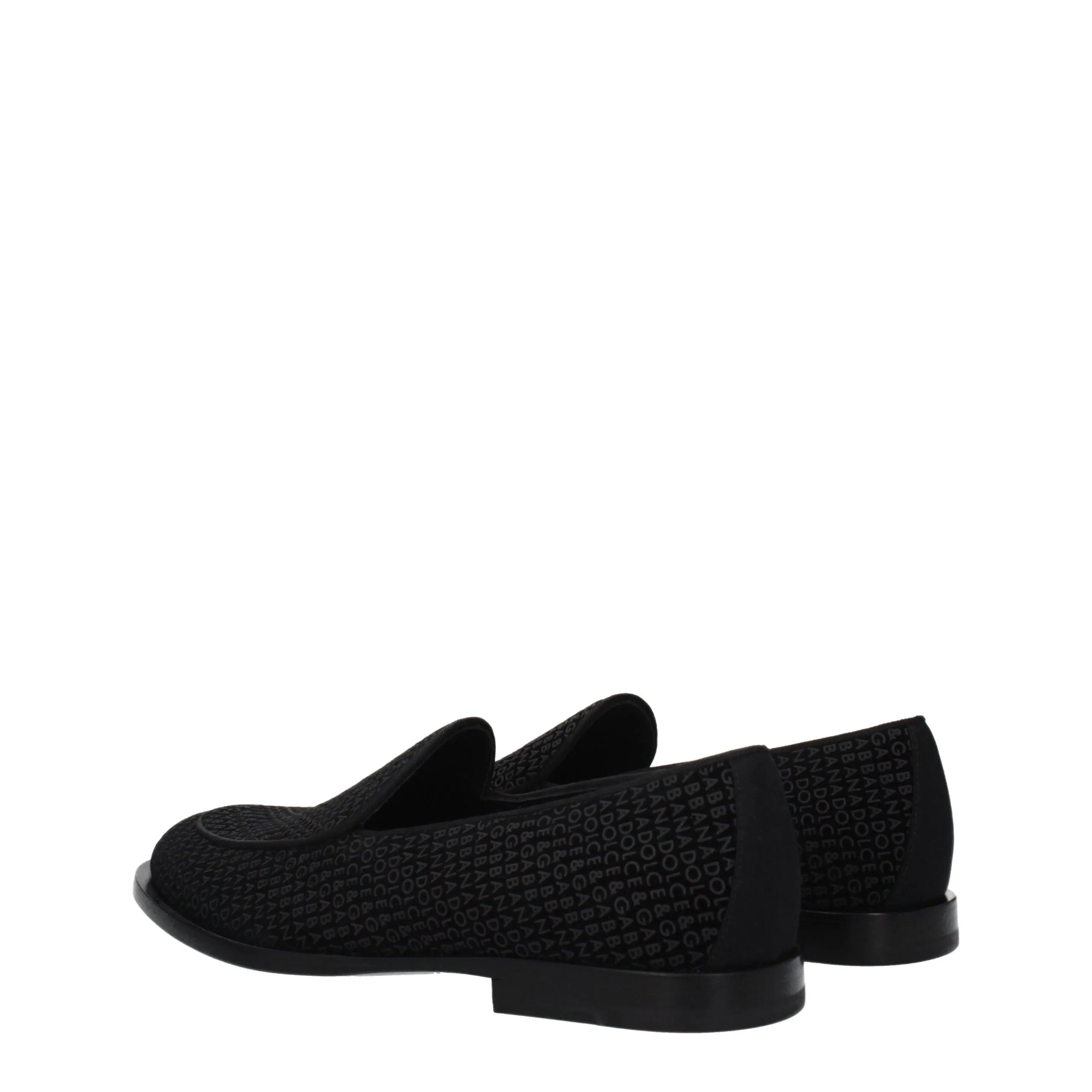 Dolce & Gabbana Black Velvet Slip-On Loafers sold by Siebentaschen product image thumbnail 4