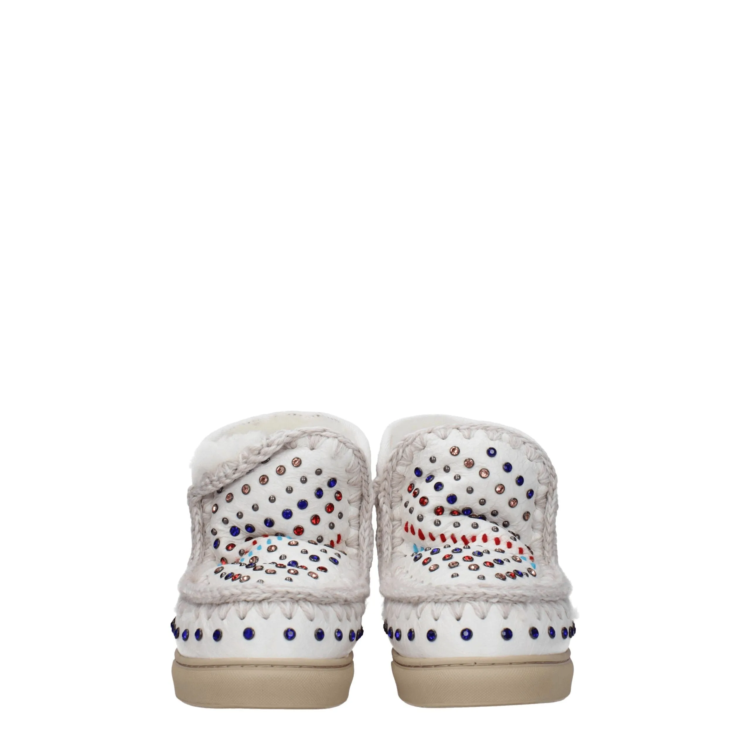 Mou White Leather Ankle Boots sold by Siebentaschen product image thumbnail 3