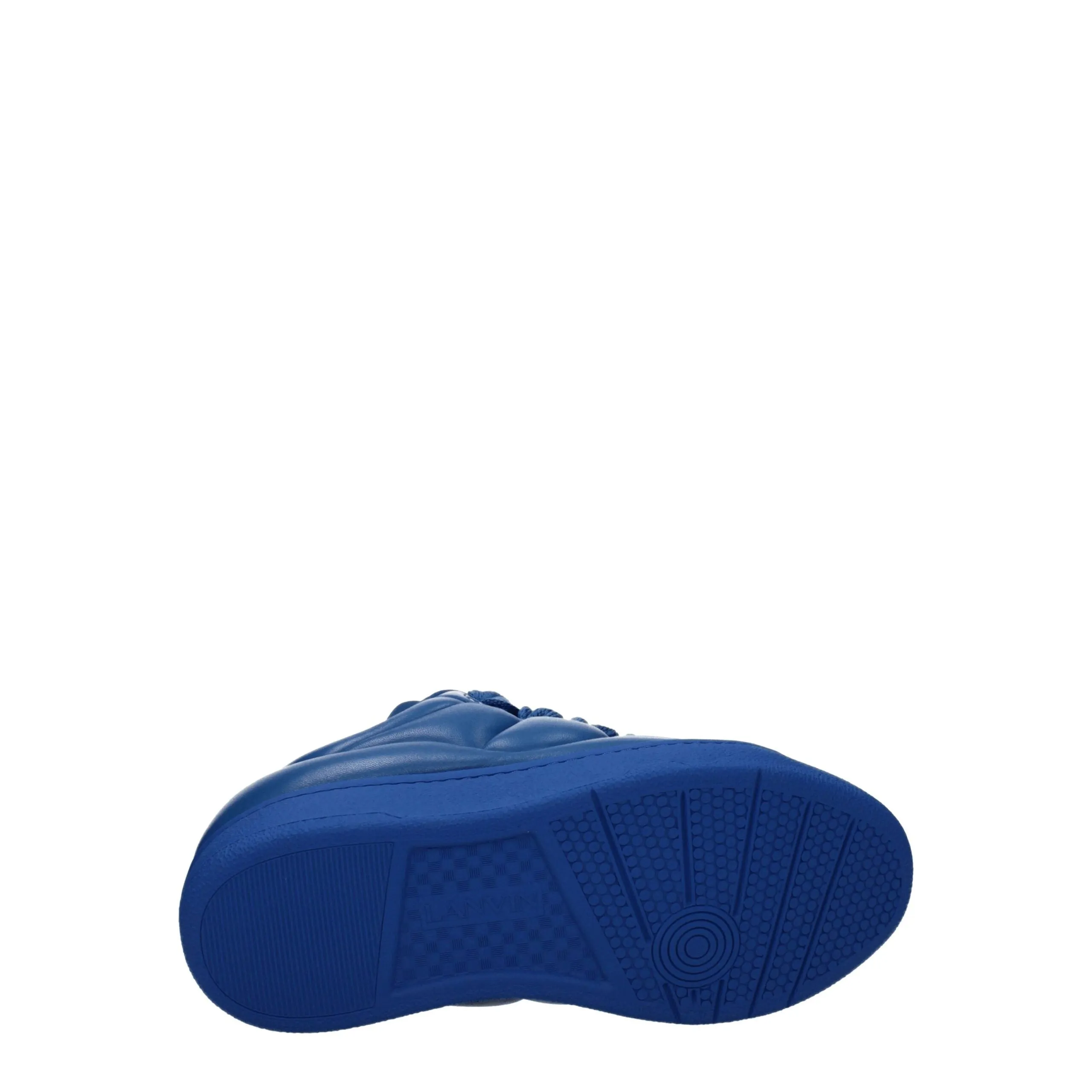 Lanvin Blue Leather Low Top Sneakers sold by Siebentaschen product image thumbnail 5