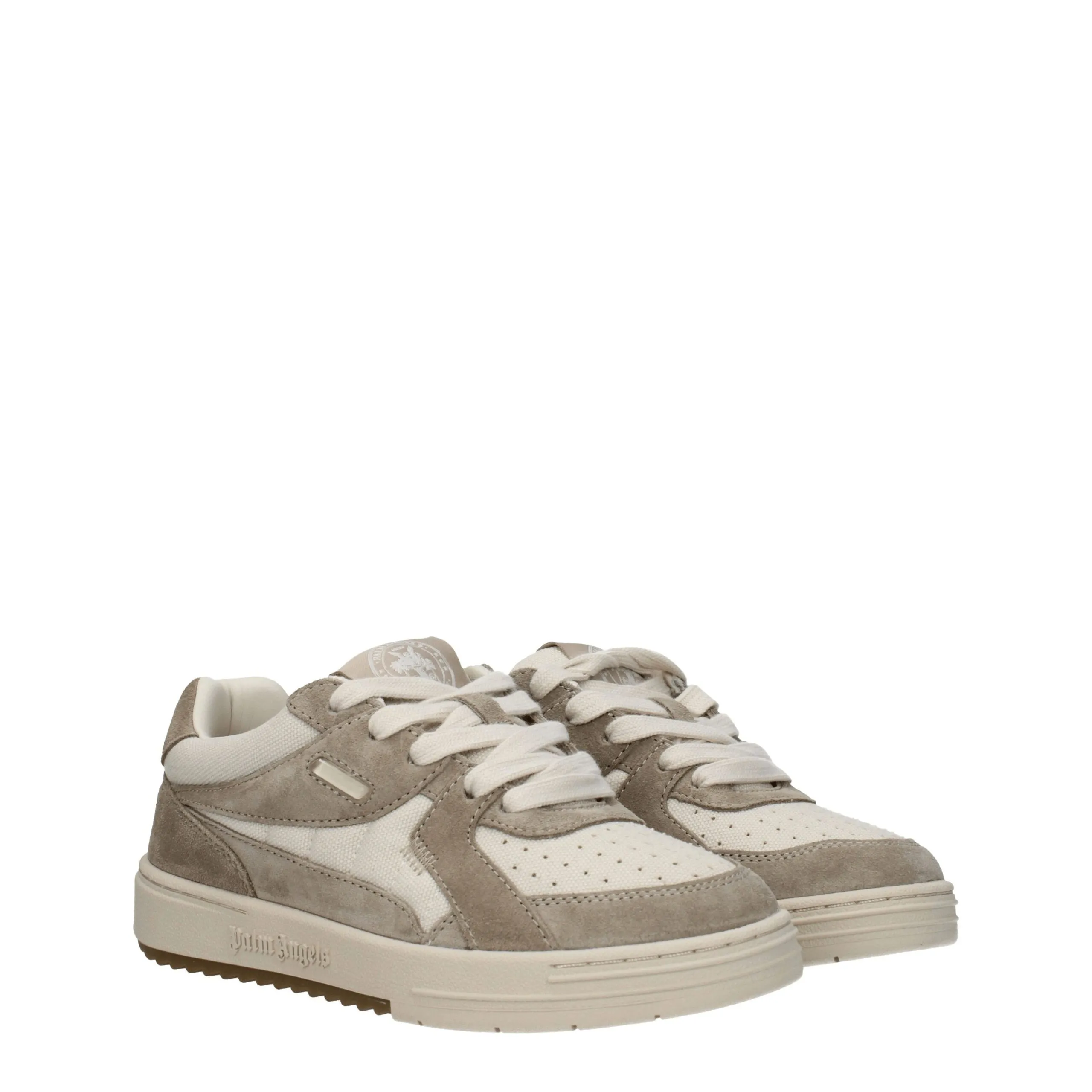 Palm Angels Beige Fabric Low Top Sneakers sold by Siebentaschen product image thumbnail 2