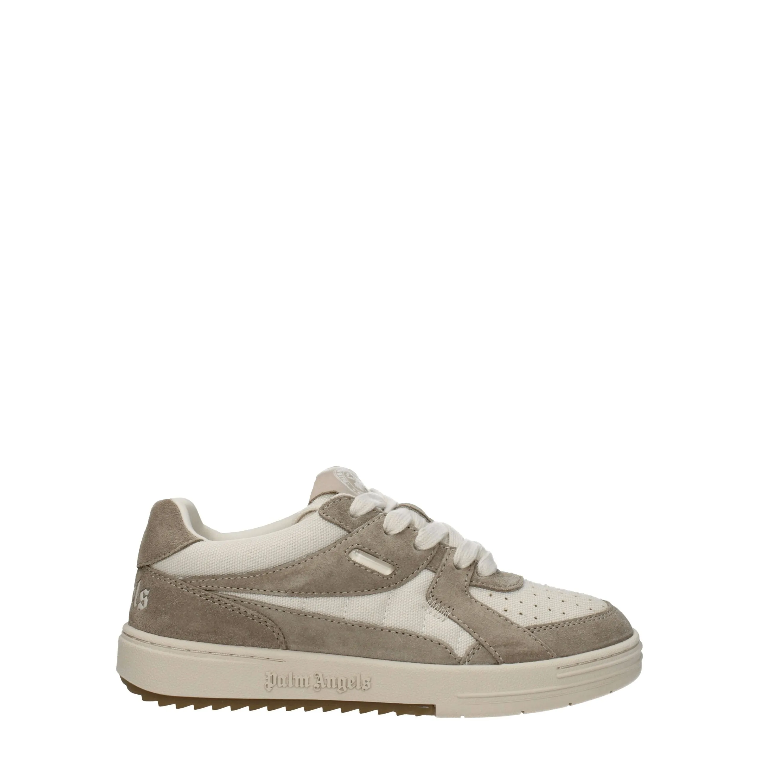 Palm Angels Beige Fabric Low Top Sneakers sold by Siebentaschen