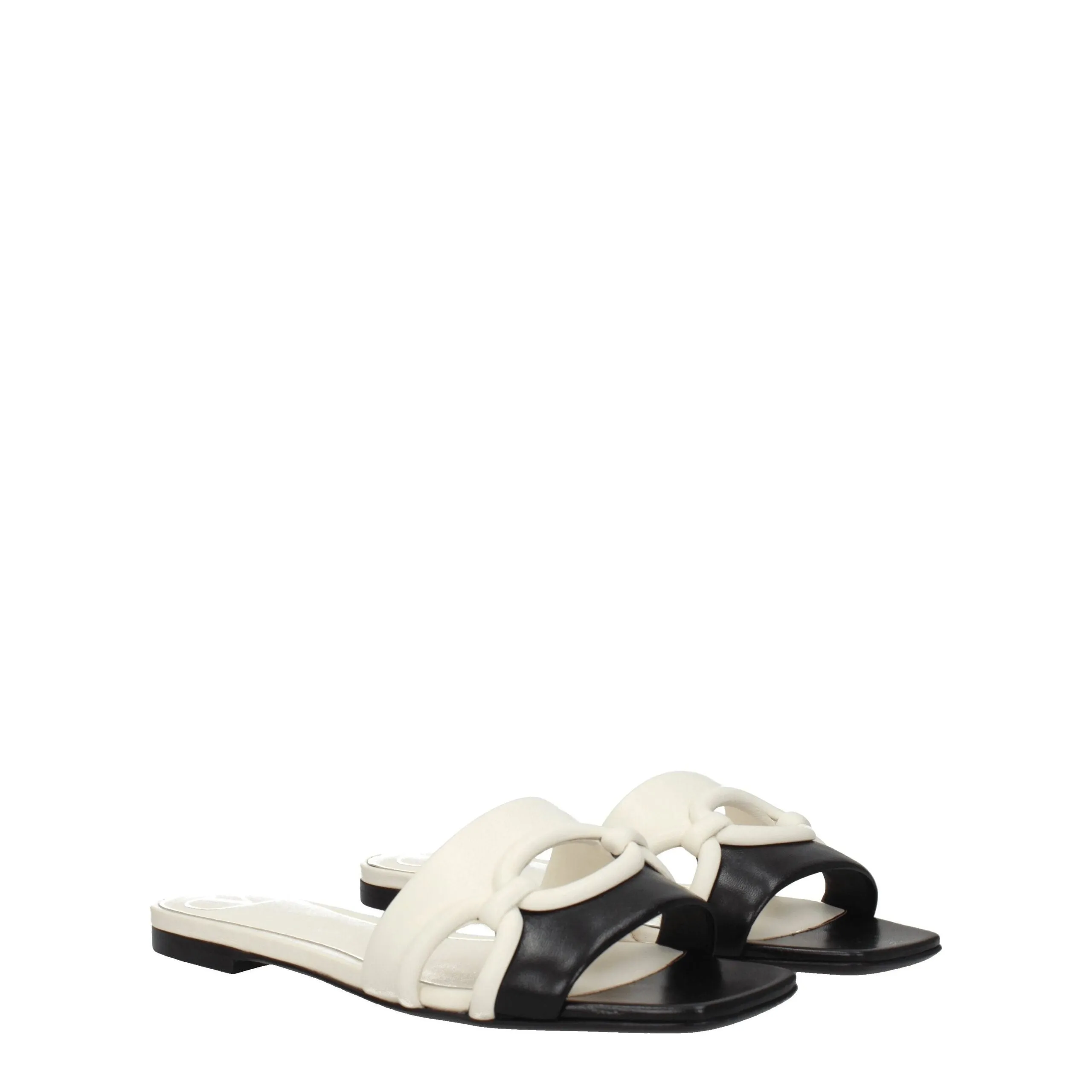 Valentino Garavani Black Leather Slippers sold by Siebentaschen product image thumbnail 2