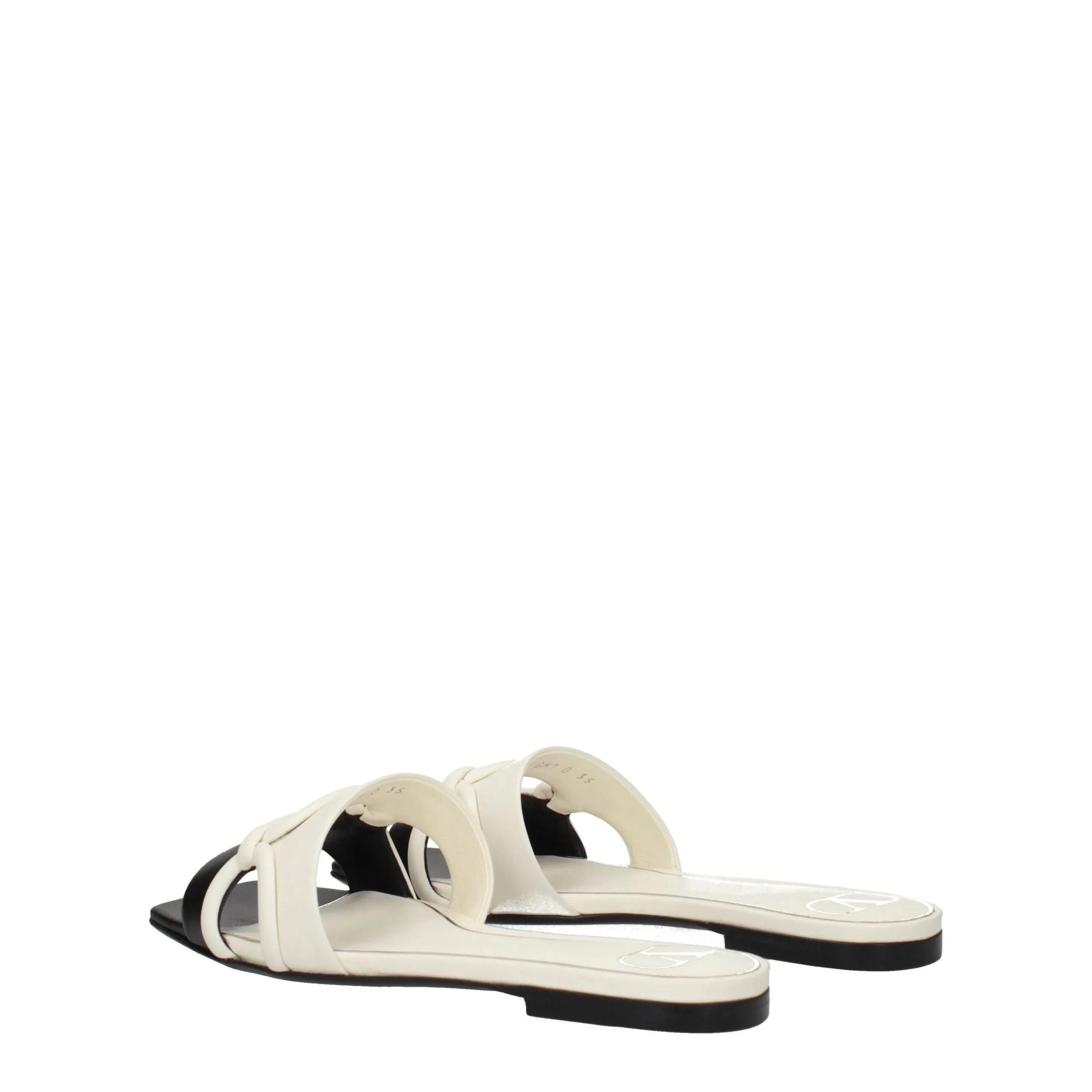 Valentino Garavani Black Leather Slippers sold by Siebentaschen product image thumbnail 4